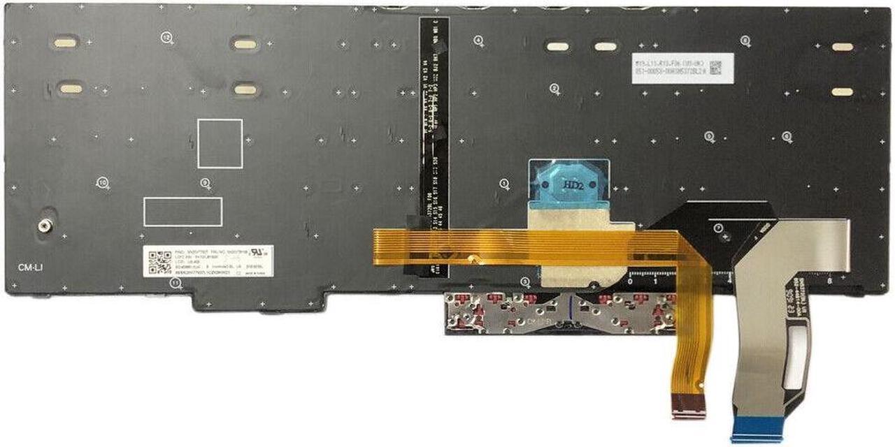 Alt view image 3 of 5 - replacement keyboard for Lenovo ThinkPad T15 P15S US with Backlit  5N20V78108 5N20V78907 5N20V7799