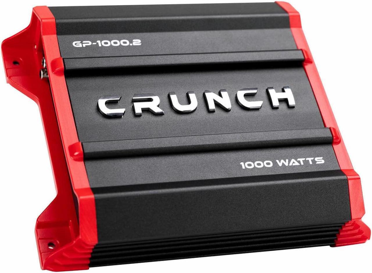 Alt view image 4 of 10 - Crunch GP-1000.2 Ground Pounder 1000 Watt 2-Channel Amplifier Car Stereo Amp