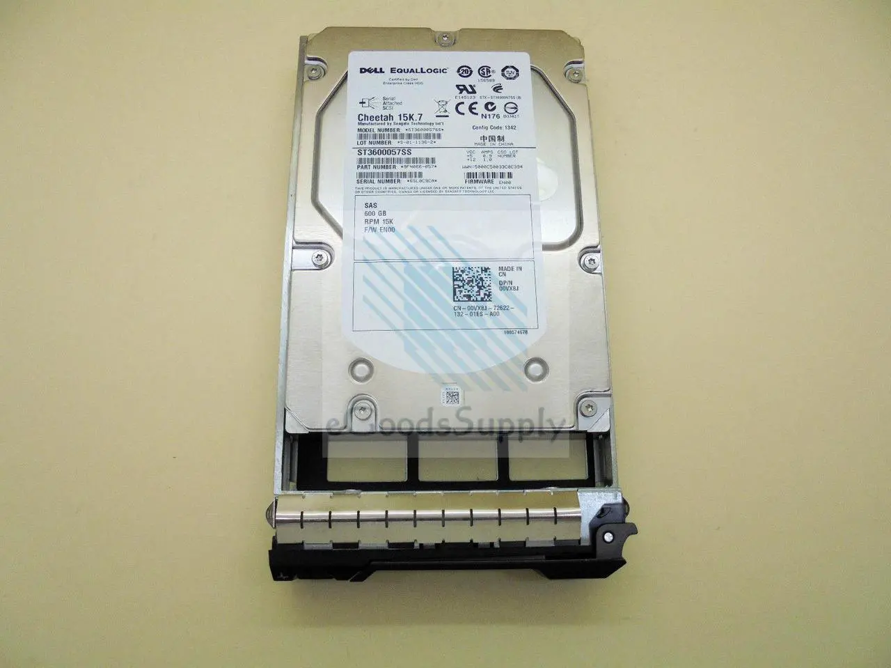 Alt view image 3 of 3 - Dell 0VX8J 00VX8J 600GB 6G SAS 15K 3.5in ENT HDD ST3600057SS