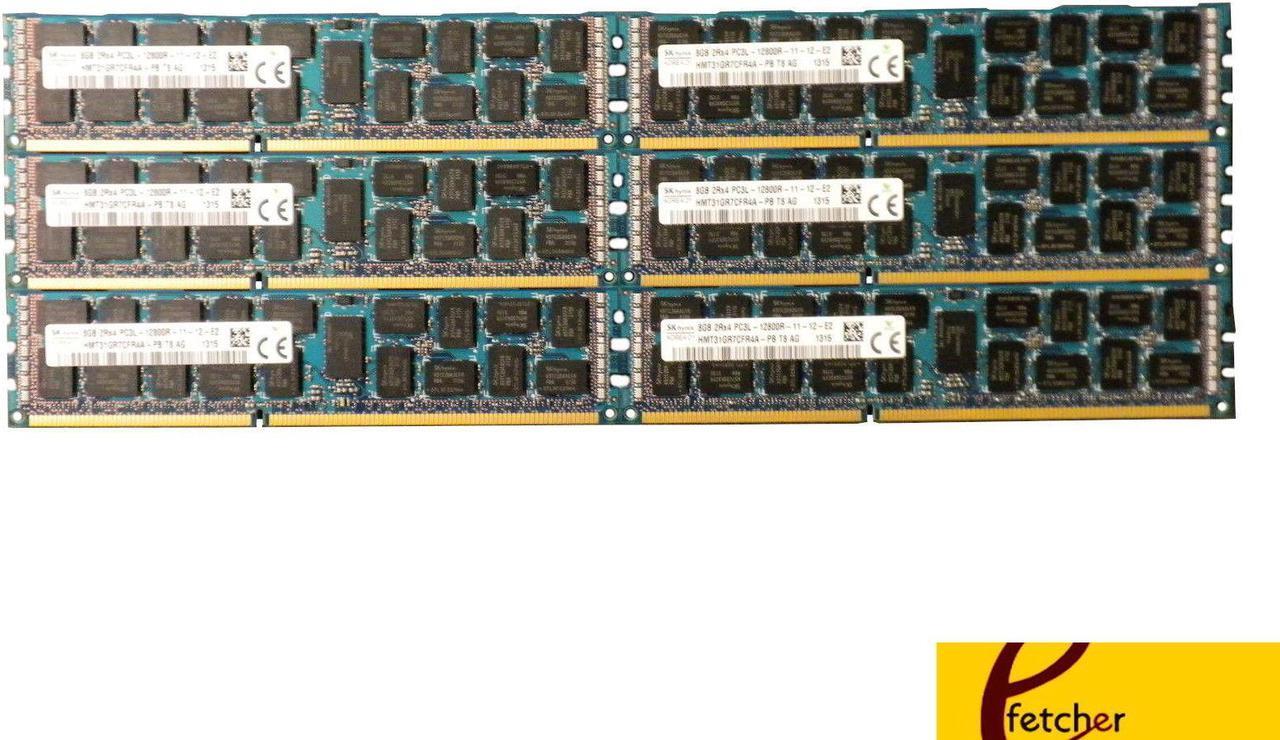 Main image of 48GB DDR3 1600 Dell PowerEdge R415 R420 R510 R515 R520 R620 R715 R720 Memory Ram