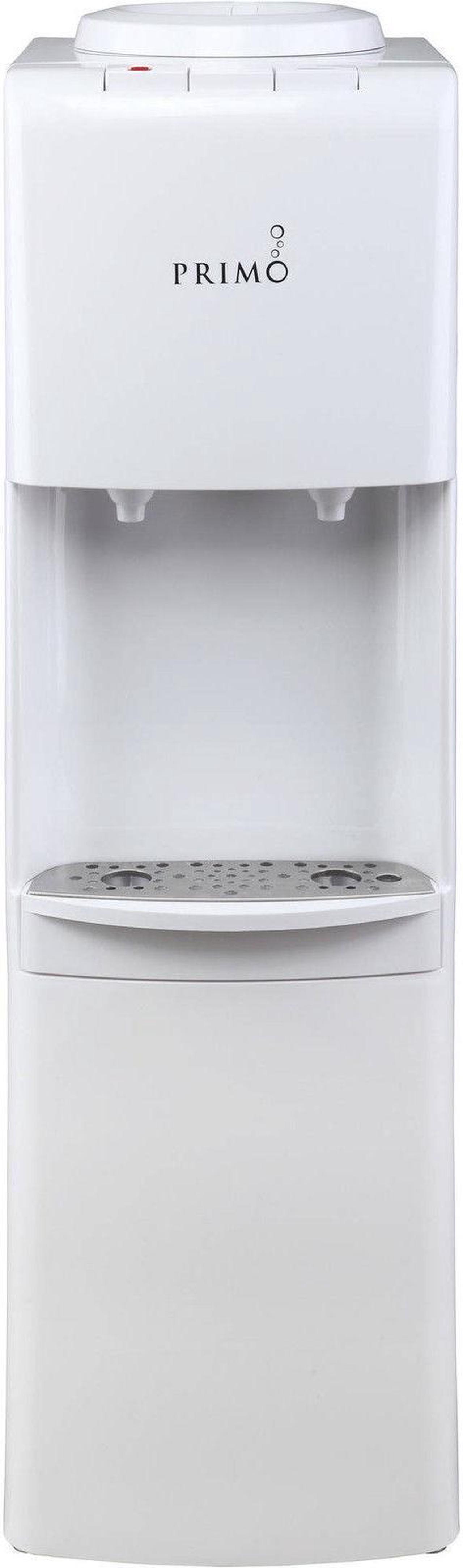 Alt view image 2 of 3 - Primo Top Loading Hot Cold Water Dispenser White Cooler Bottom Load Bottle 5 Ga