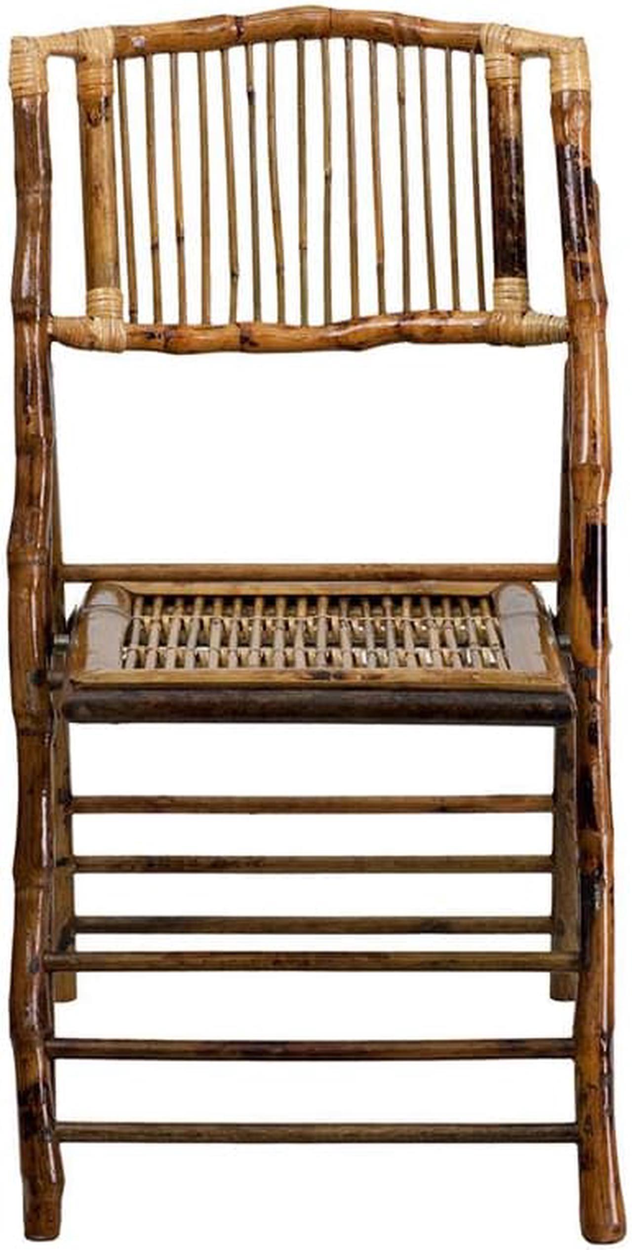 Alt view image 4 of 4 - Flash Furniture American Champion Bamboo Folding Chair
