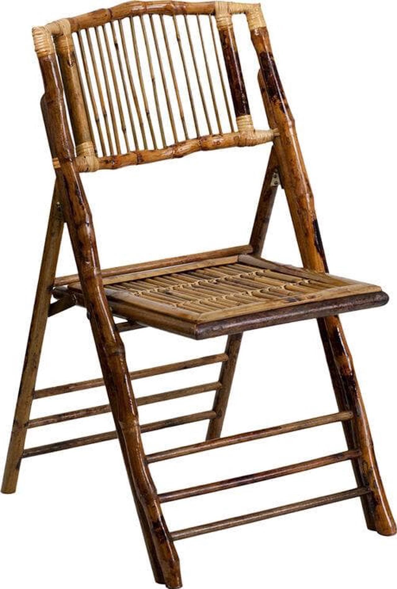 Main image of Flash Furniture American Champion Bamboo Folding Chair