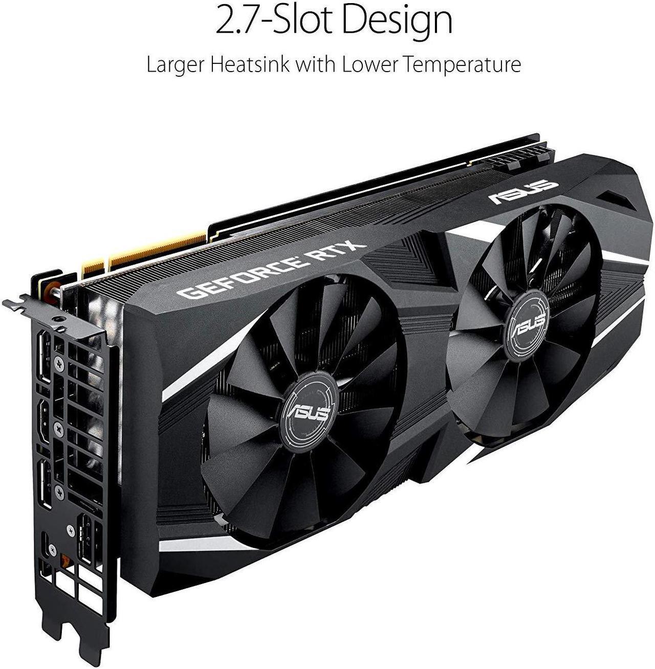 Main image of ASUS GeForce RTX 2080Ti 11GB Dual GDDR6 DUAL-RTX2080TI-11G Video Graphics Card GPU