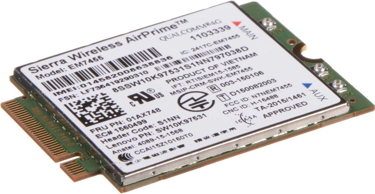 Alt view image 10 of 20 - THINKPAD EM7455 4G LTE