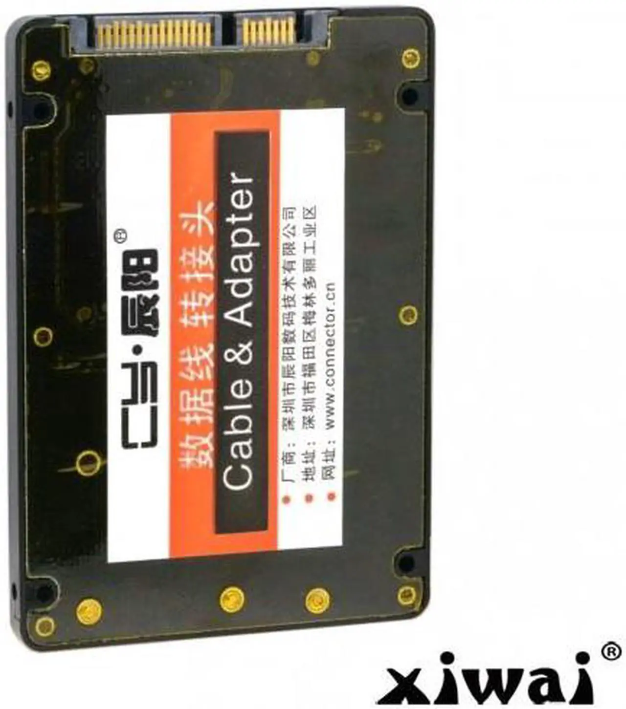 Alt view image 4 of 5 - Xiwai 2 in 1 Combo M.2 NGFF B-key & mSATA SSD to SATA 3.0 Adapter Converter Case Enclosure