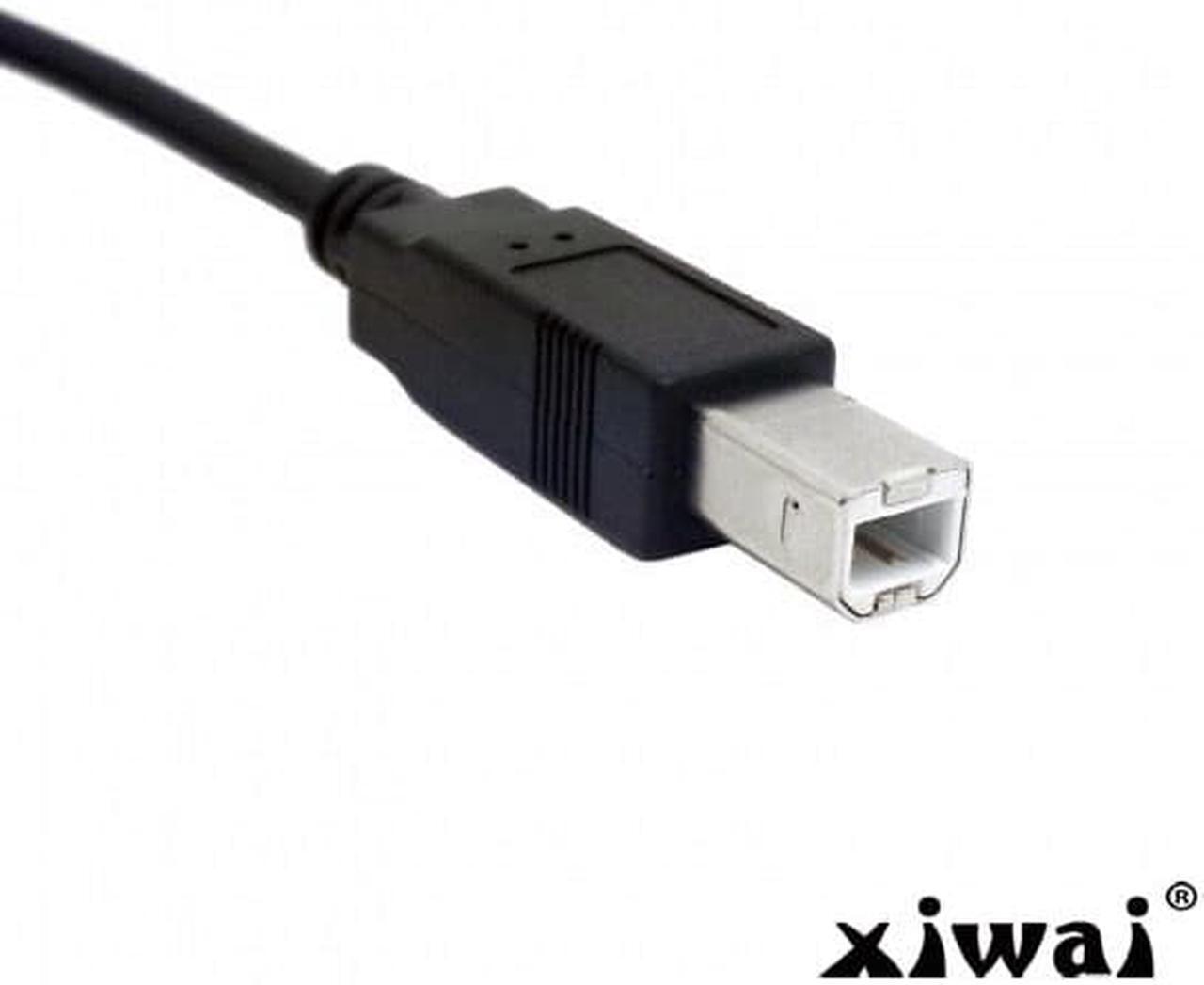 Alt view image 3 of 4 - Xiwai Dual USB 2.0 Male to Standard B Male Y Cable 80cm for Printer & Scanner & External Hard Disk Drive