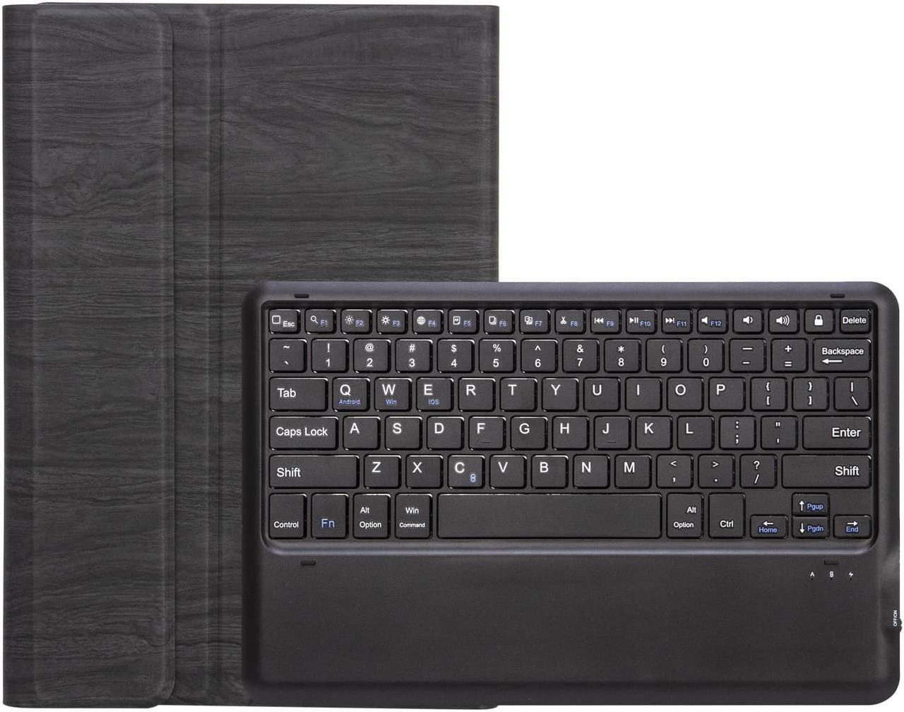 Alt view image 2 of 7 - SF109 Tree Texture Bluetooth Keyboard Leather Case For Microsoft Surface Pro 4 / 5 / 6 / 7(Black +