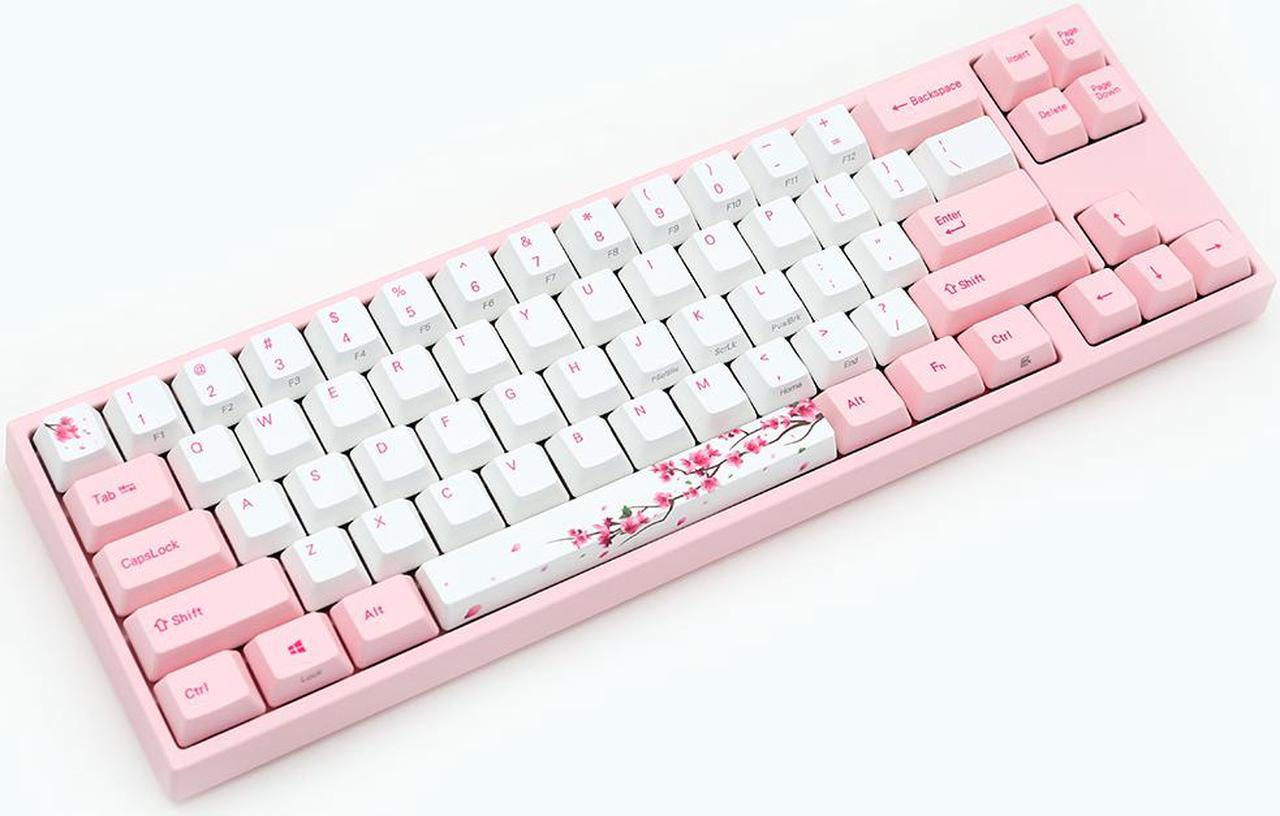 Alt view image 3 of 7 - Ducky X Varmilo MIYA Pro Sakura Pink 65% Dye Sub PBT Mechanical Gaming Keyboard
