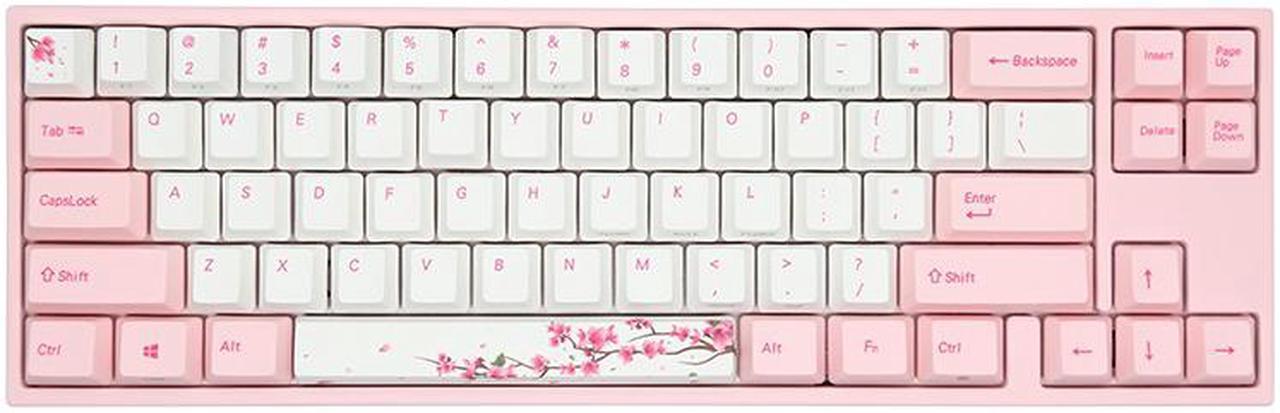 Ducky X Varmilo MIYA Pro Sakura Pink 65% Dye Sub PBT Mechanical Gaming Keyboard