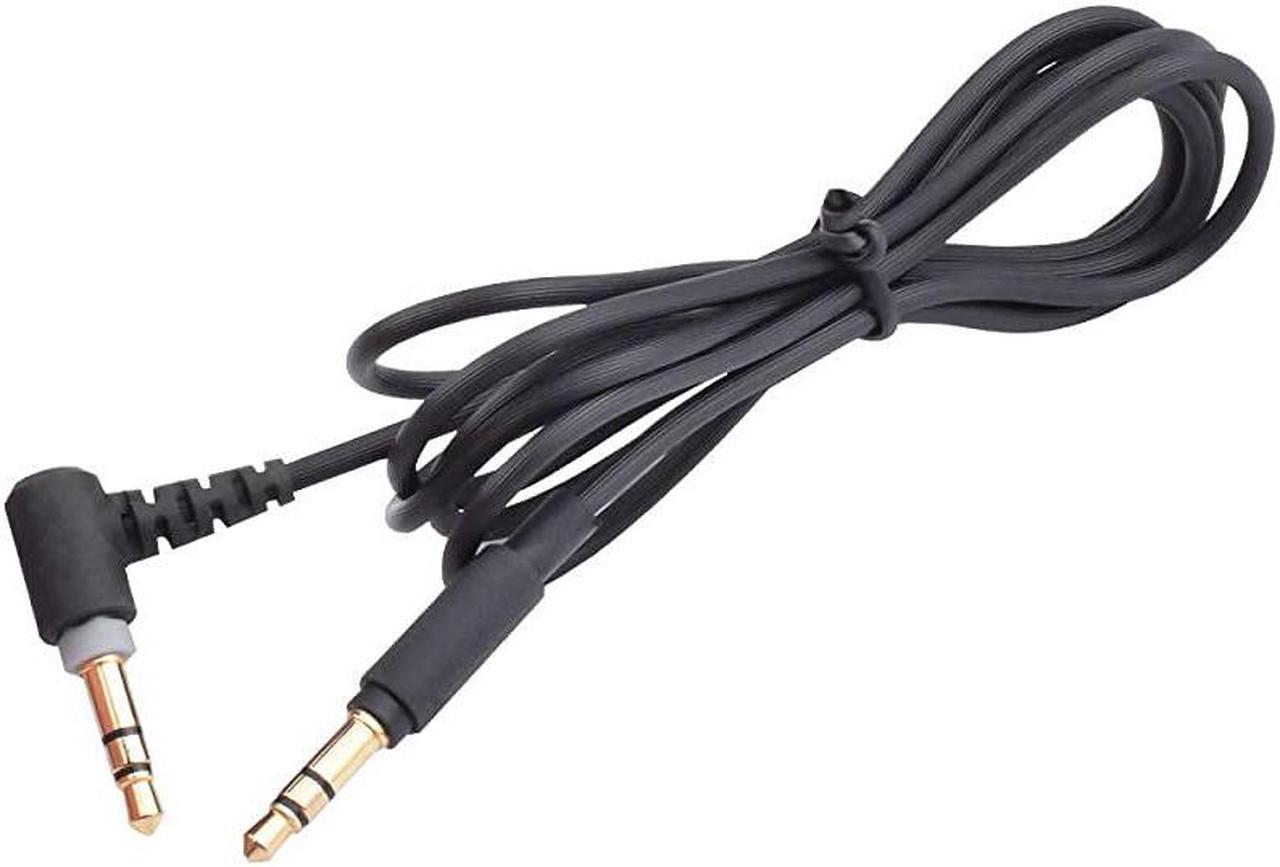 Alt view image 3 of 7 - Cable Cord Compatible with Sony MDR-1000X WH-1000XM2 WH-1000xm3 MDR-10R MDR-100ABN MDR-1A MDR-XB950bt MDR-1ADAC Wireless Noise Cancelling Headphones Cable Wire Black