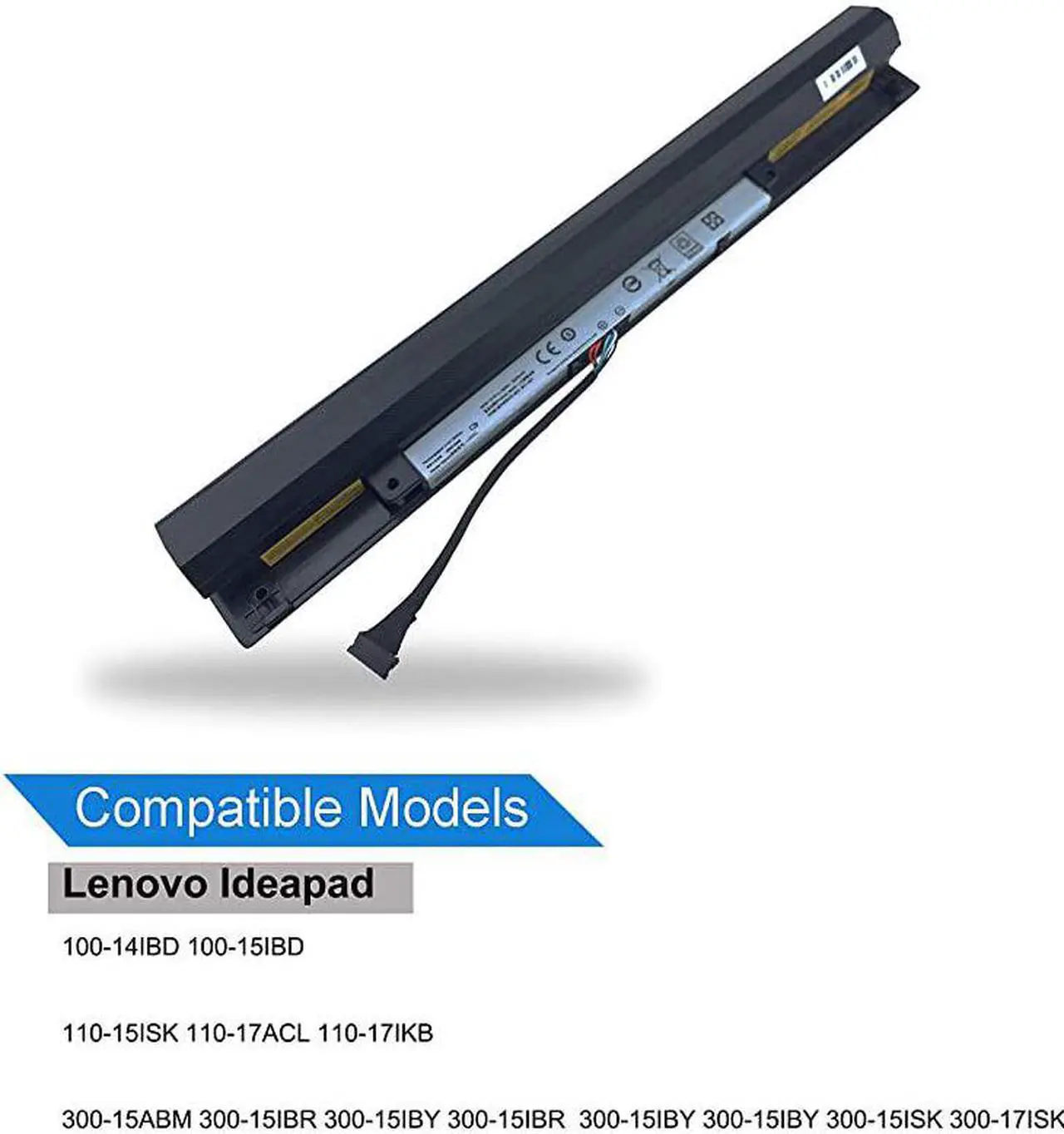 Alt view image 2 of 7 - L15L4E01 Battery L15L4A01 for Lenovo Ideapad 10014IBD 10015IBD 11015ISK 11017ACL 11017IKB 30015ABM 30015IBR 30015IBY 30015IBR 30015IBY 30015IBY 30015ISK 30017ISK 80Q70021US 80UD