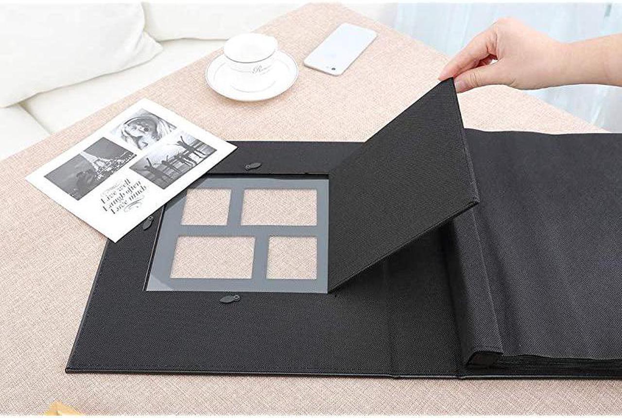 Alt view image 6 of 7 - Photo Album 4x6 1000 Pockets Photos Extra Large Capacity Family Wedding Picture Albums Holds 1000 Horizontal and Vertical Photos White