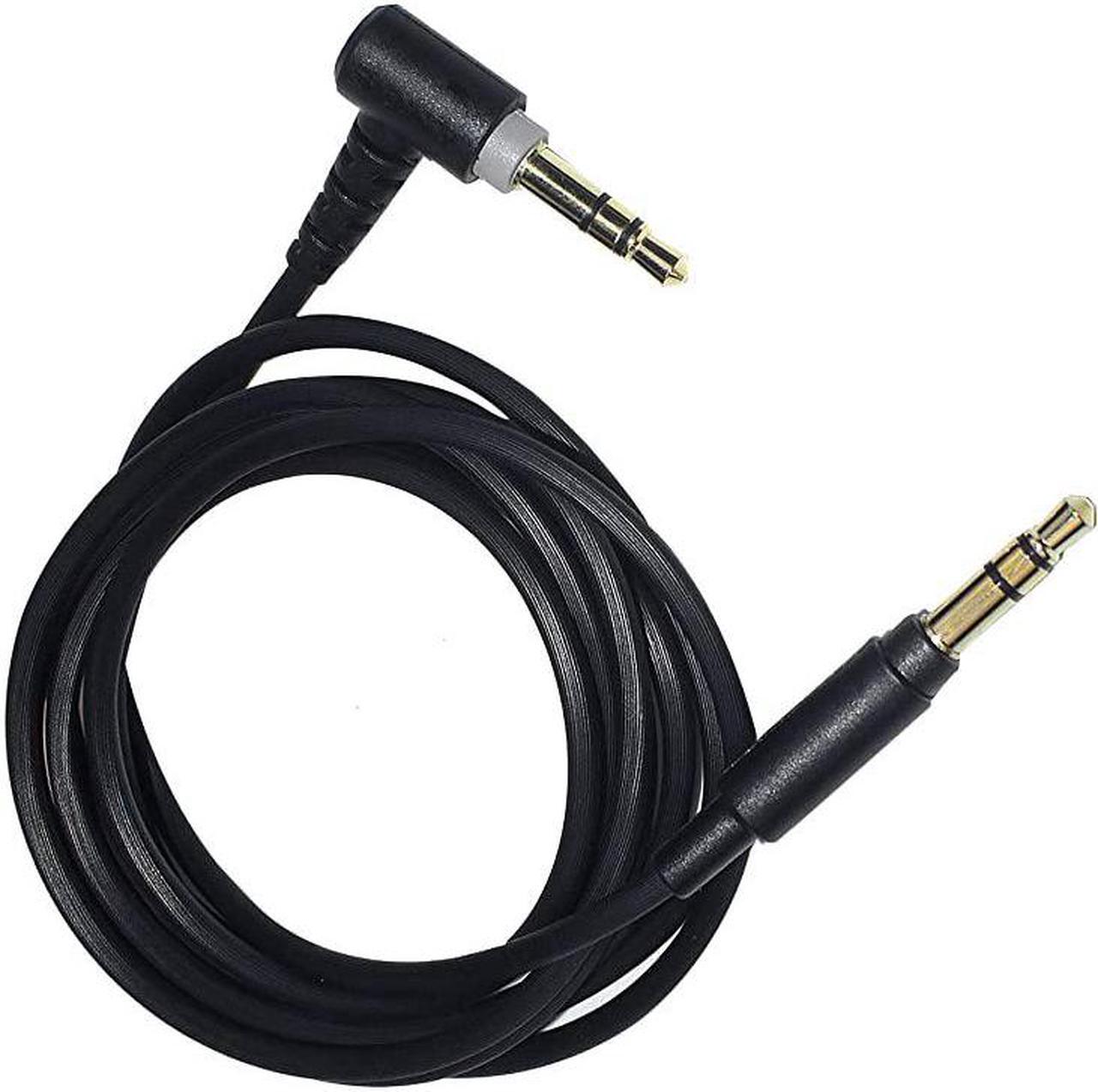 Alt view image 4 of 7 - Cable Cord Compatible with Sony MDR-1000X WH-1000XM2 WH-1000xm3 MDR-10R MDR-100ABN MDR-1A MDR-XB950bt MDR-1ADAC Wireless Noise Cancelling Headphones Cable Wire Black