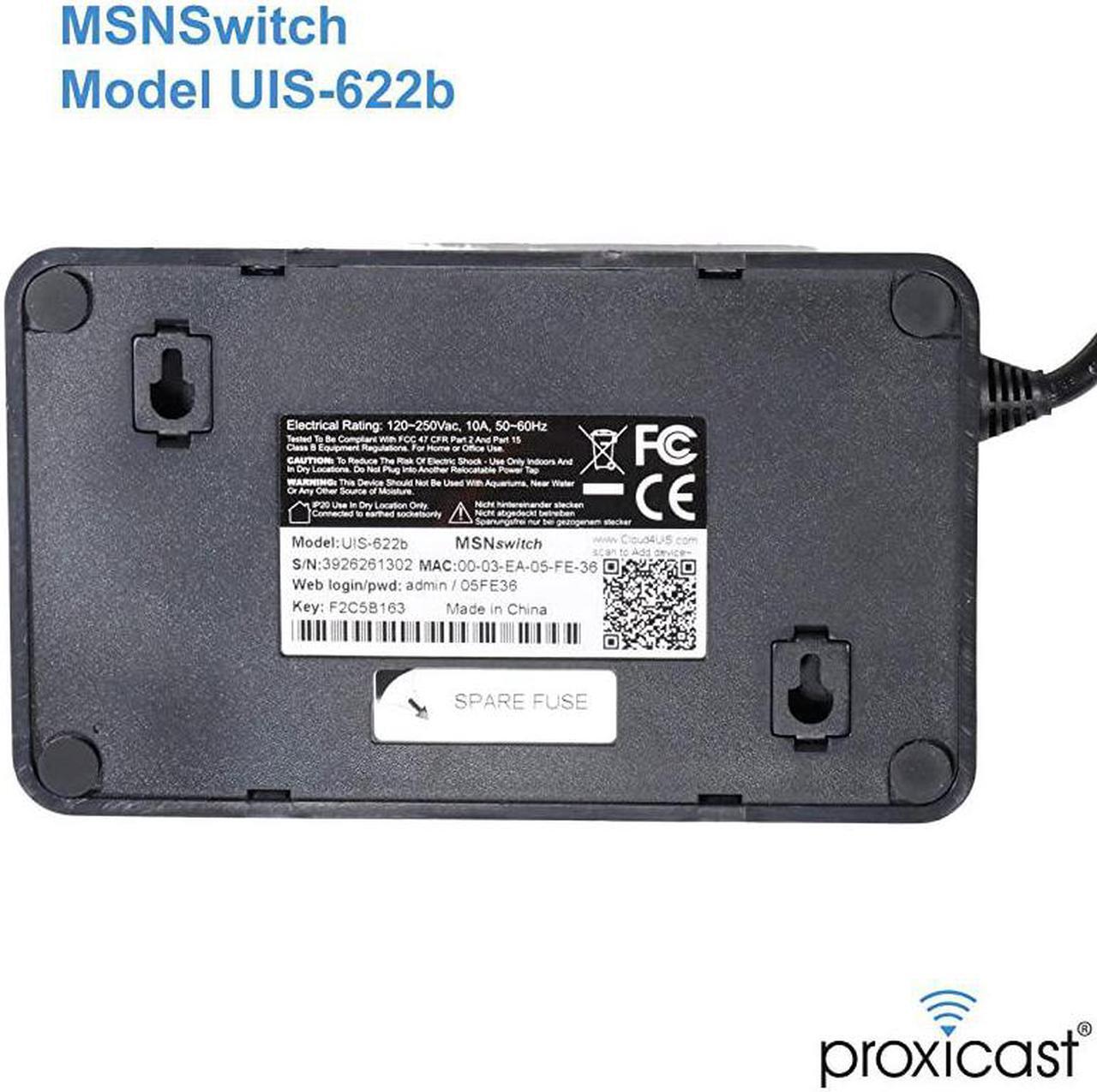 Alt view image 4 of 7 - Internet Enabled IP Remote Power Switch with Reboot Control via Smartphone App Cloud Service Web Browser Skype or Hangouts 2 Independent AC Power Outlets Model 622B
