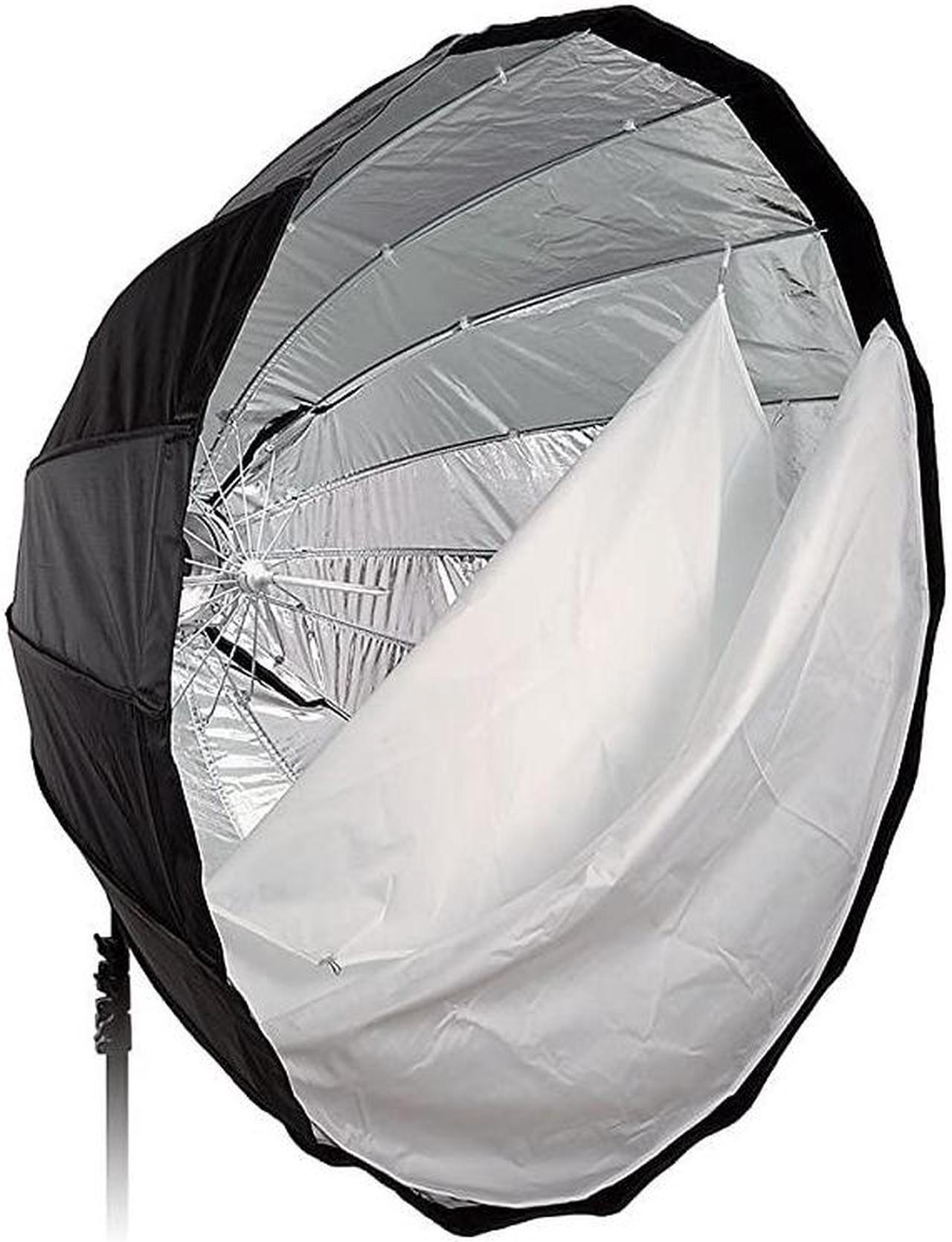 Alt view image 4 of 6 - EZ-Pro Deep Parabolic Softbox 48in (120cm) - Quick Collapsible Softbox with Novatron Speedring for Novatron FC-Series, M-Series, and Compatible