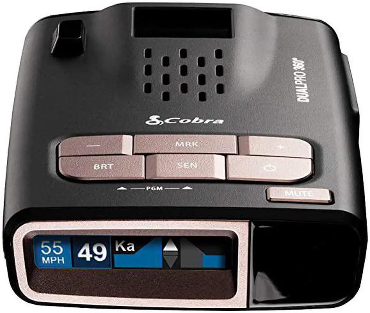 Main image of DualPro 360° Radar Detector by Creators of Escort Radar - Long Range, iRadar App, Front & Rear Advanced Sensors, Directional Alert Arrows, GPS AutoLearn Technology for Fewer False Alerts