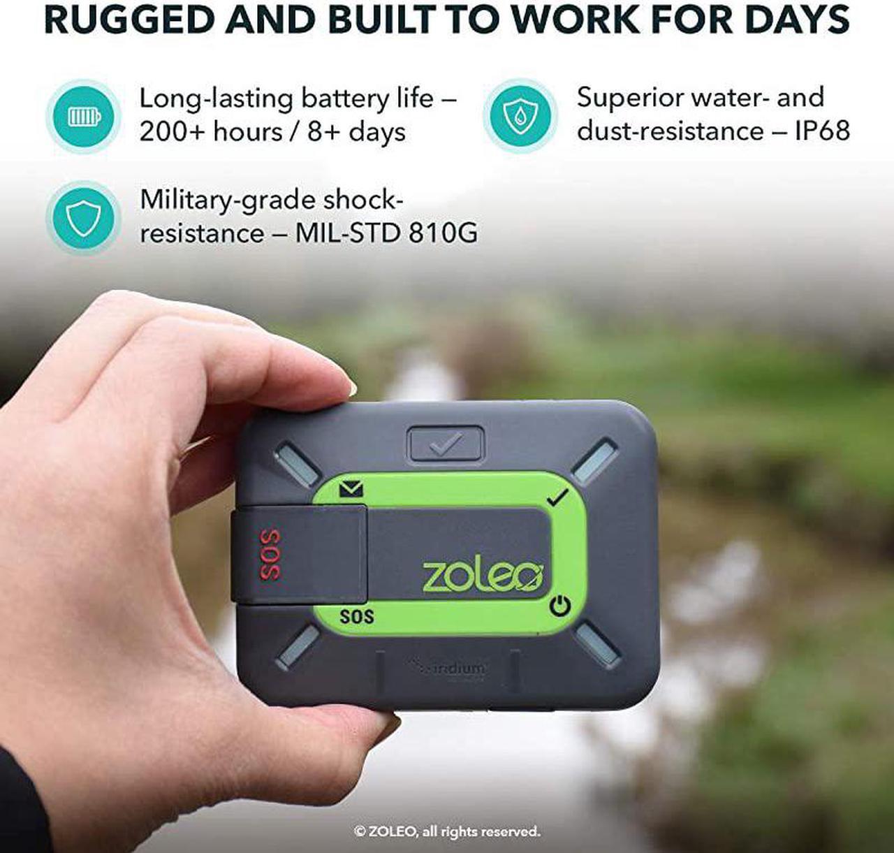 Alt view image 4 of 7 - Satellite Communicator TwoWay Global SMS Text Messenger Email Emergency SOS Alerting Checkin GPS Location Android iOS Smartphone Accessory