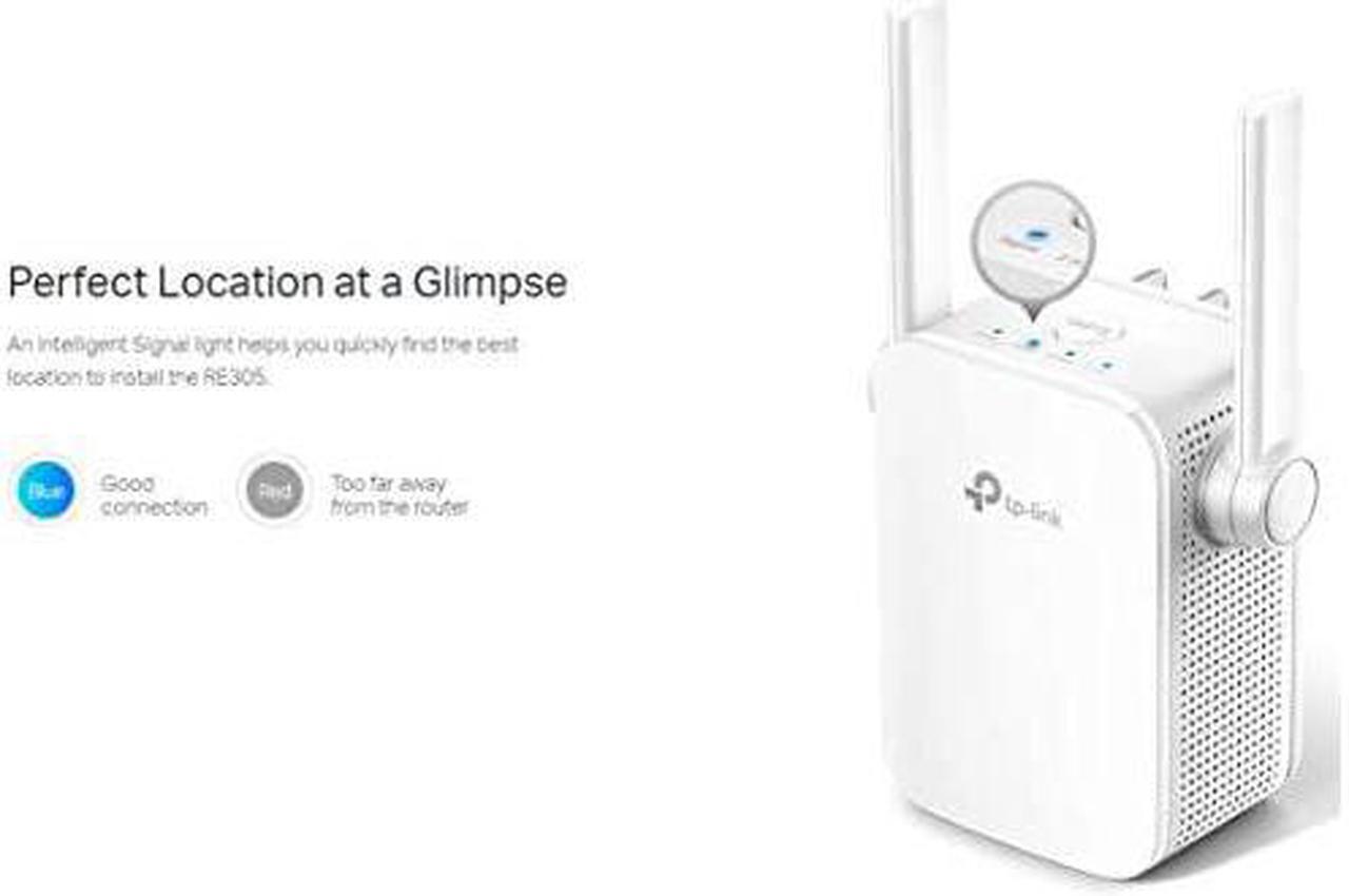 Alt view image 5 of 7 - AC1200 WiFi Range Extender | Up to 1200Mbps | Dual Band WiFi Extender Repeater Wifi Signal Booster Access Point| Easy SetUp | Extends Internet Wifi to Smart Home Alexa Devices RE305