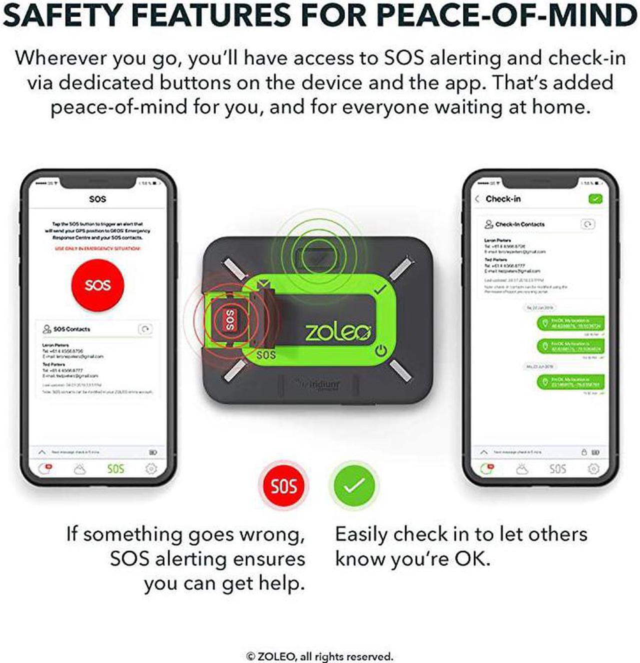 Alt view image 5 of 7 - Satellite Communicator TwoWay Global SMS Text Messenger Email Emergency SOS Alerting Checkin GPS Location Android iOS Smartphone Accessory