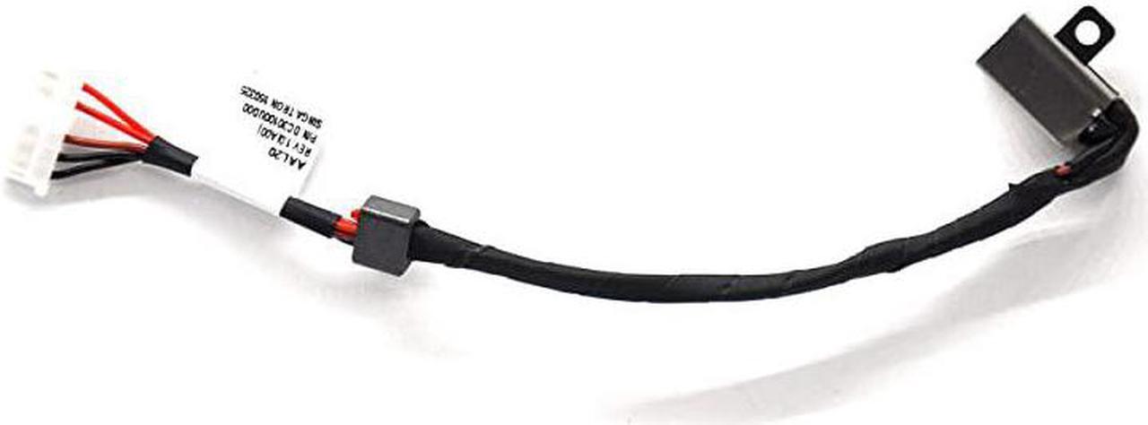 Alt view image 3 of 5 - Replacement 450030060001 Power Jack Port Socket Harness Connector Charging Plug DC in Cable for Dell Inspiron 143451 14i3451 3452 143452 14i3452 Inspiron 153000 3551 3558 3552