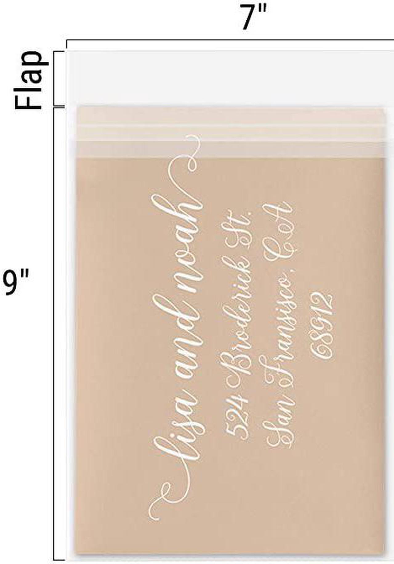 Alt view image 2 of 6 - 100 Pack Clear Bags for Mats, Pictures, Acid-Free, 7" x 9"