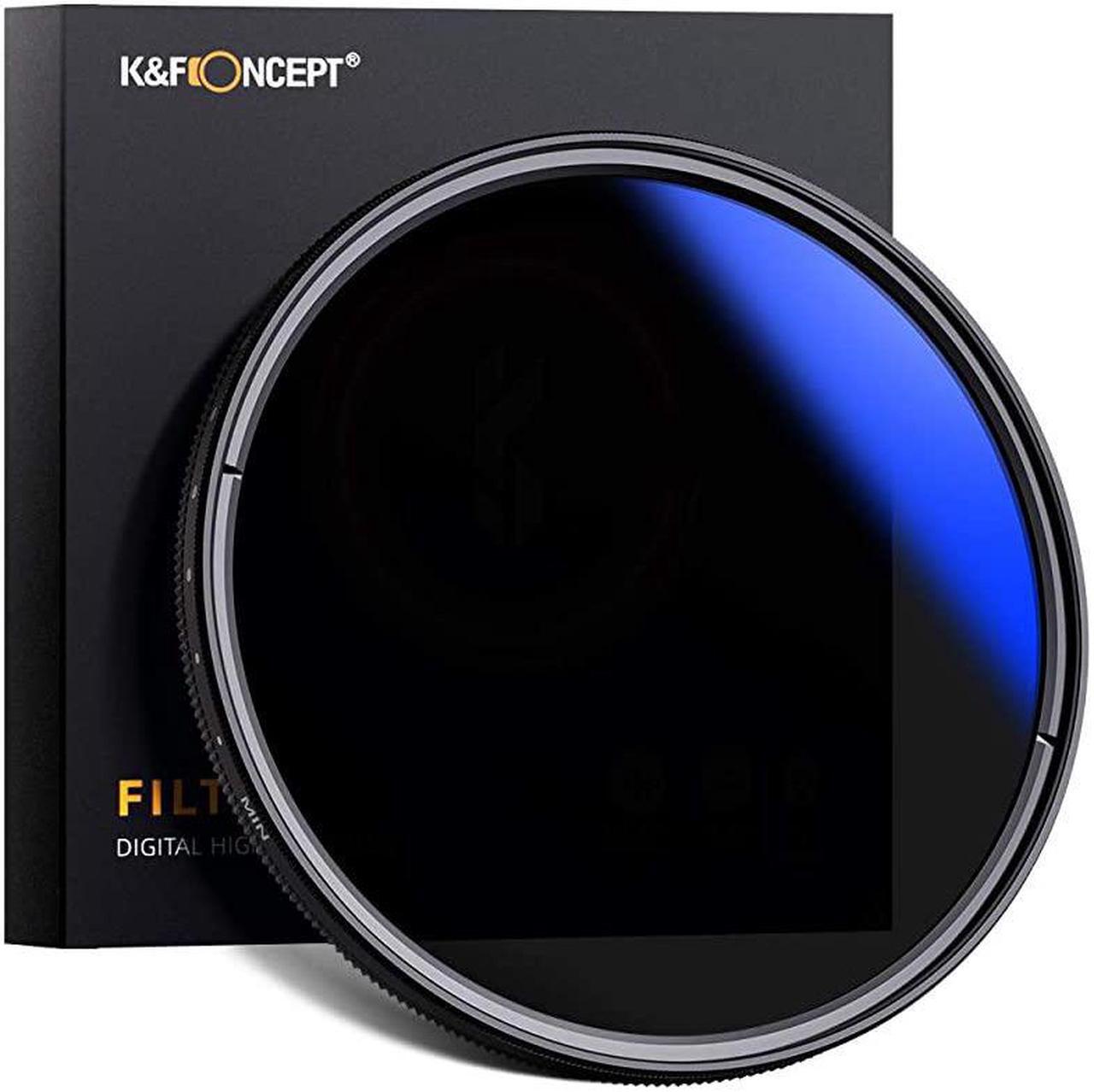 Main image of 46mm ND Fader Variable Neutral Density Filter ND2 to ND400 for Camera Lens UltraSlim Multi Coated