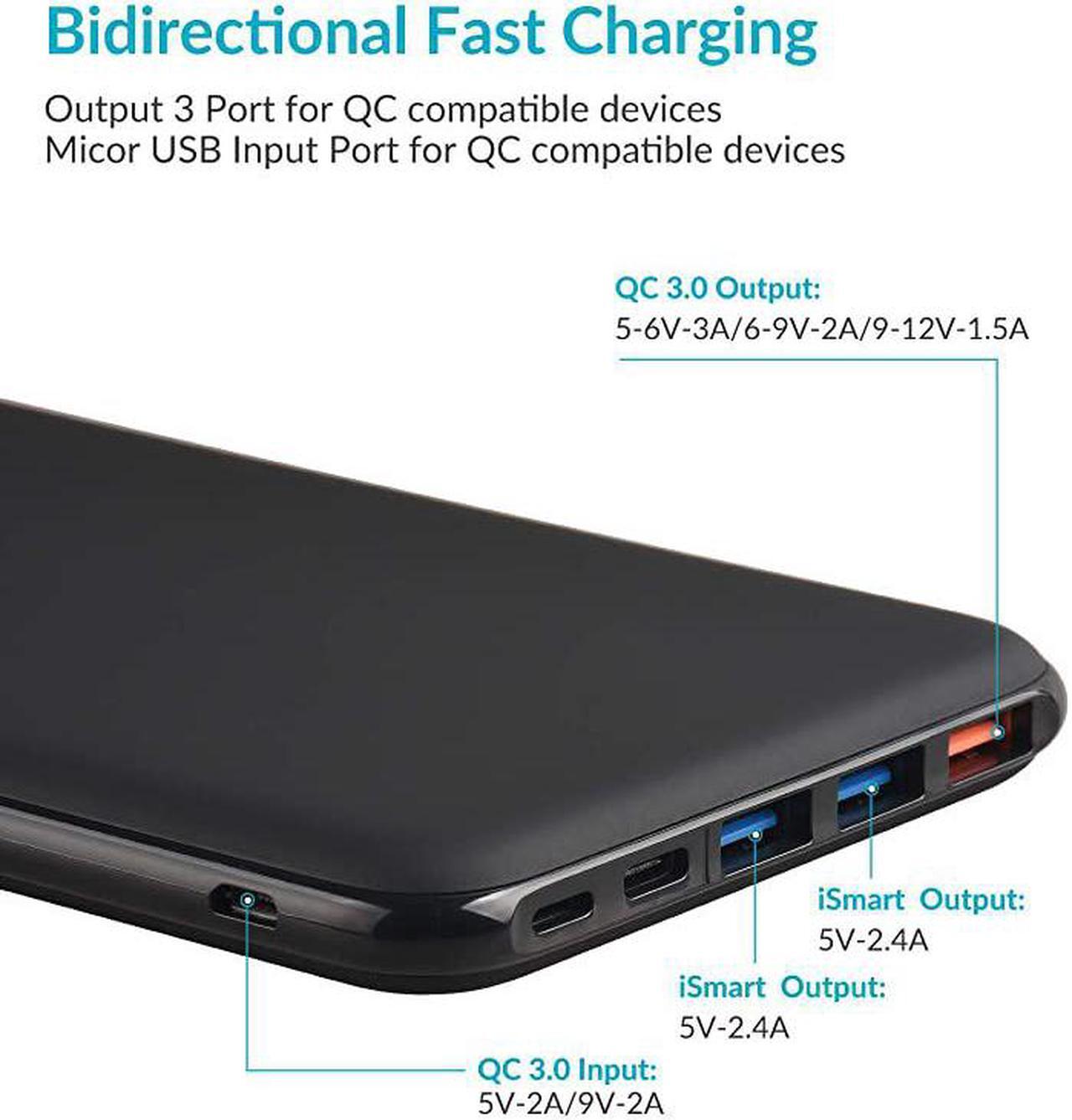 Alt view image 2 of 7 - Power Delivery Power Bank 26800mAh PD Power Bank  18W USB C Portable Charger Quick Charge 30 Battery Pack Compatible with Switch NintendoMacBookNew TypeC MacBook AiriPad Pro iPhone more