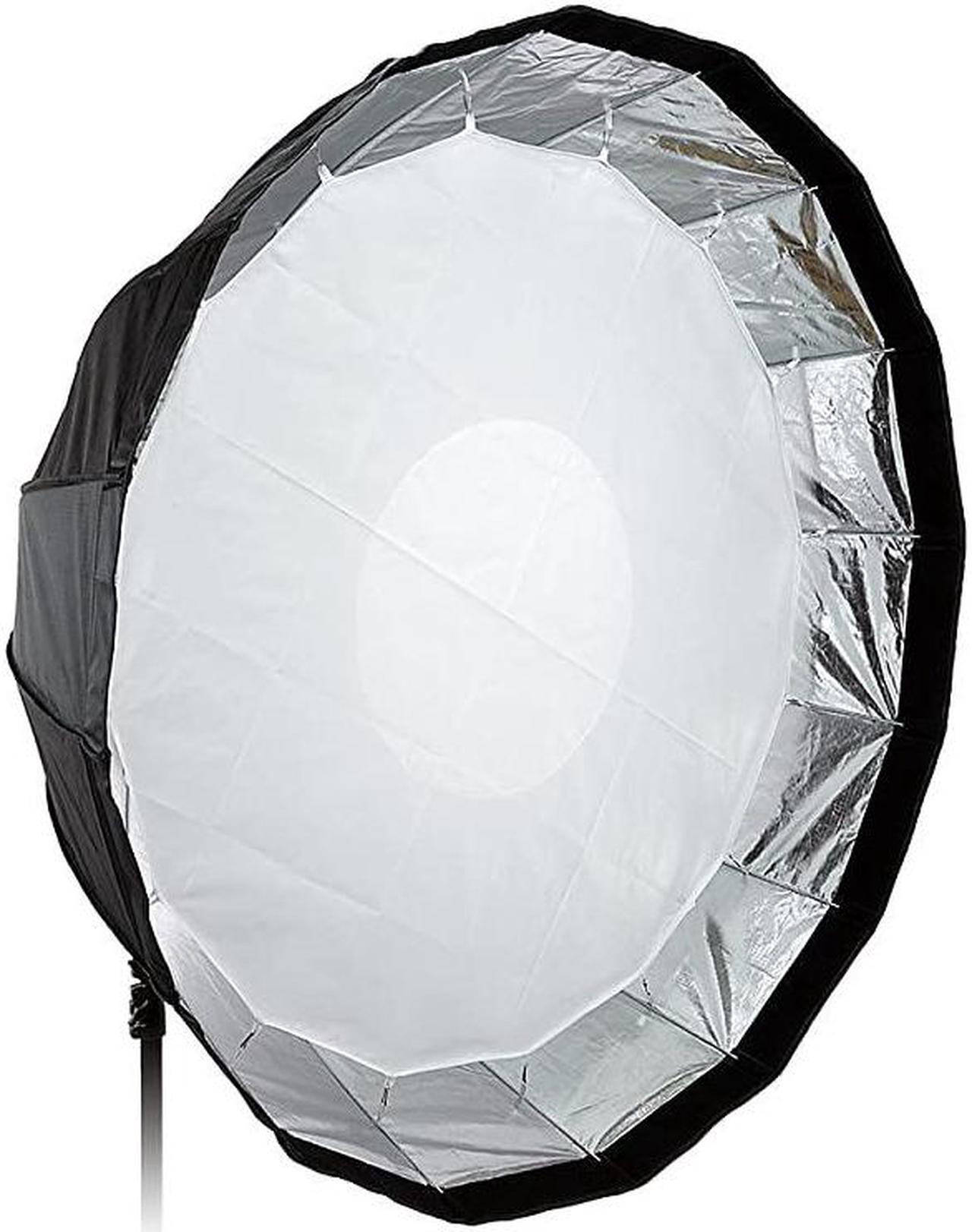 Alt view image 5 of 6 - EZ-Pro Deep Parabolic Softbox 48in (120cm) - Quick Collapsible Softbox with Novatron Speedring for Novatron FC-Series, M-Series, and Compatible