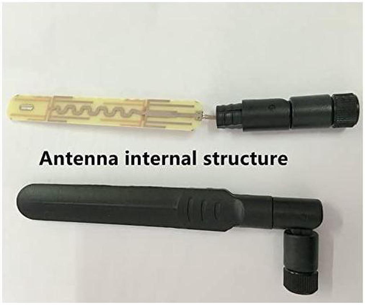Alt view image 3 of 5 - New 2 x 6dBi RPSMA Dual Band 24GHz 5GHz + 2 x 35cm M2NGFFCable Antenna Mod Kit No Soldering use for NGFF Wireless Cards M2NGFF 3G4G Cards