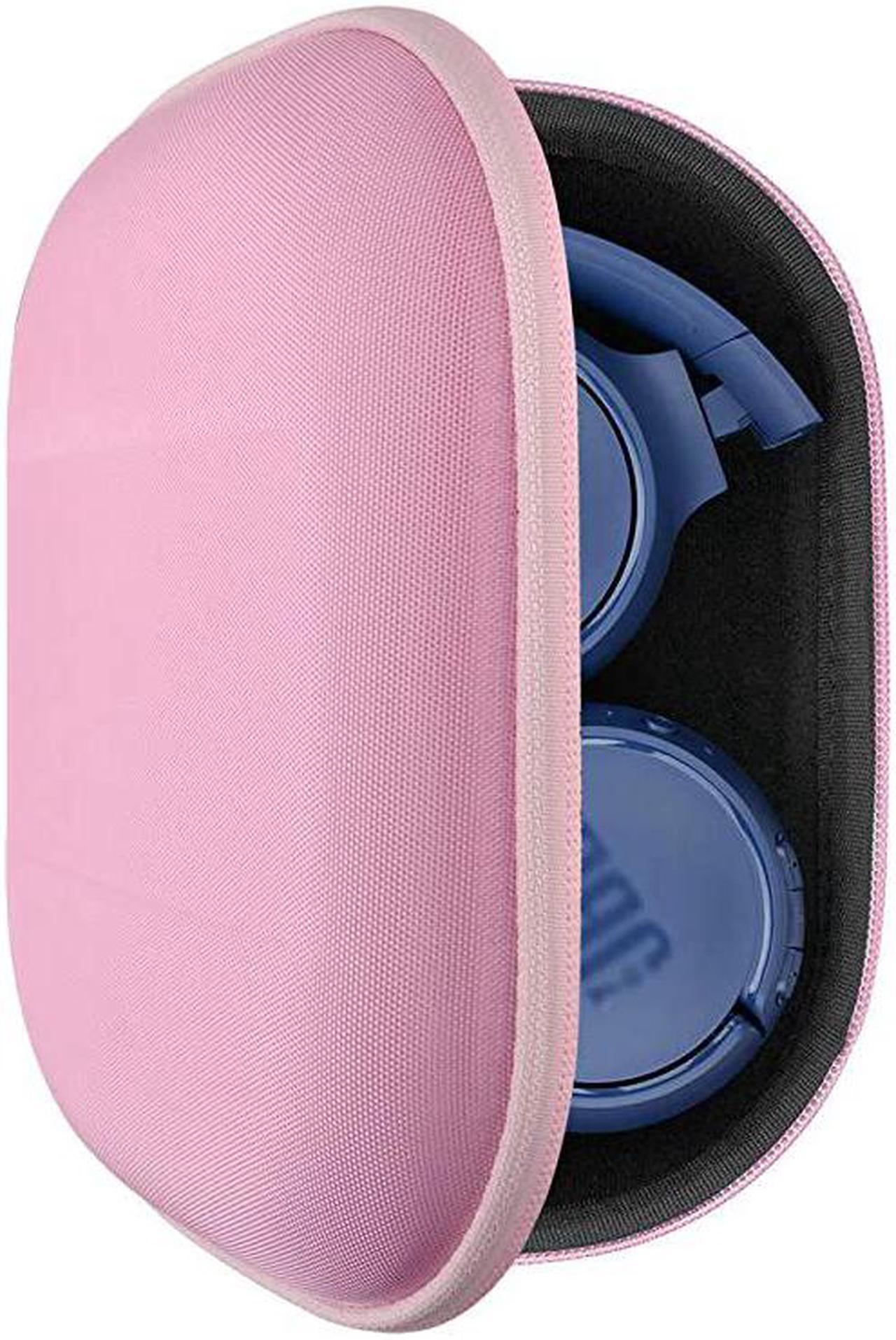 Main image of UltraShell Case Compatible with JBL Tune 510BT, Tune 560BT, Tune 660 BTNC, Live 400BT, E45BT Headphone, Replacement Protective Hard Shell Travel Carrying Bag with Cable Storage (Pink)