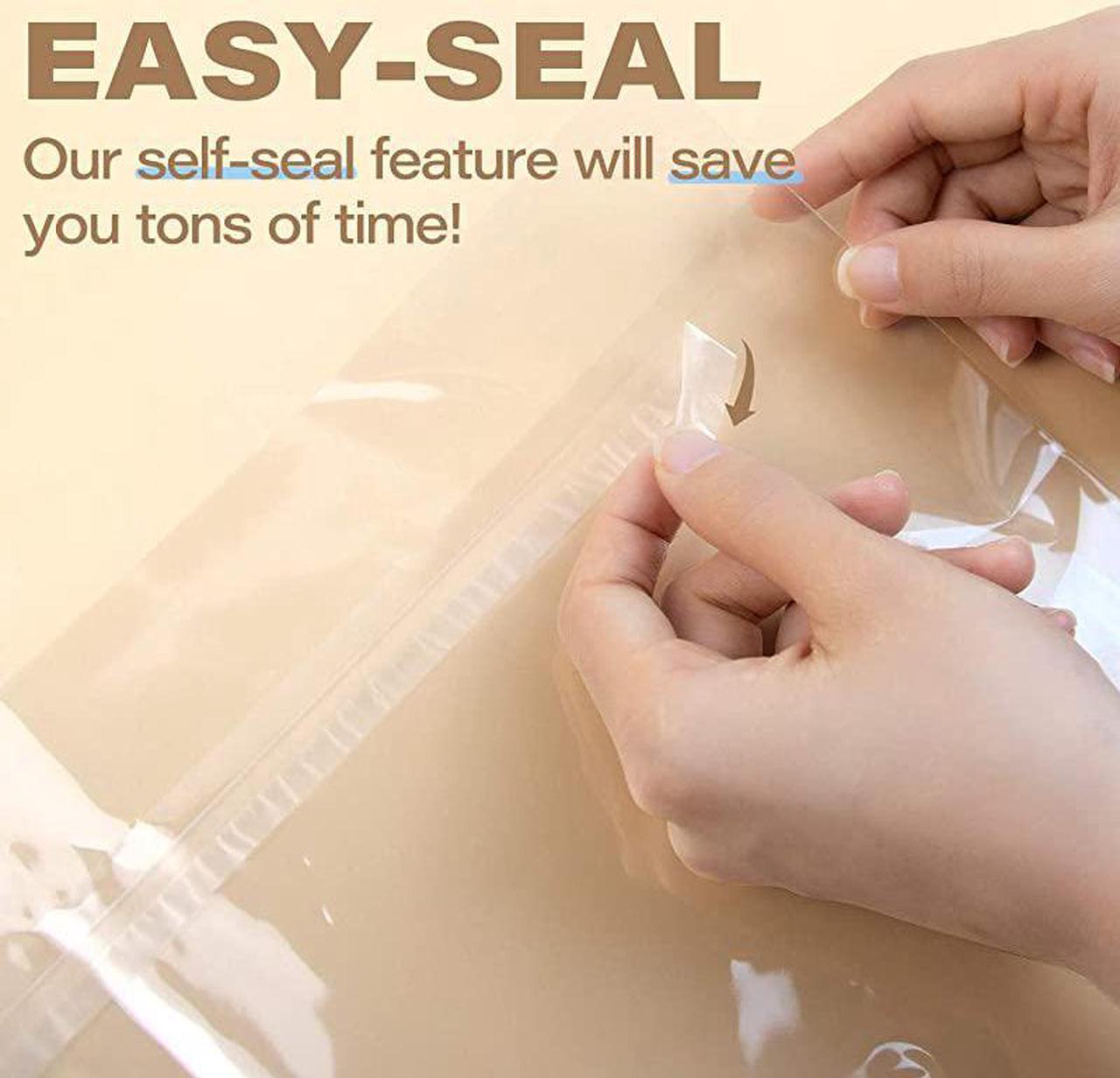 Alt view image 3 of 6 - 100 Pack Clear Bags for Mats, Pictures, Acid-Free, 10-7/16" x 13-1/4"