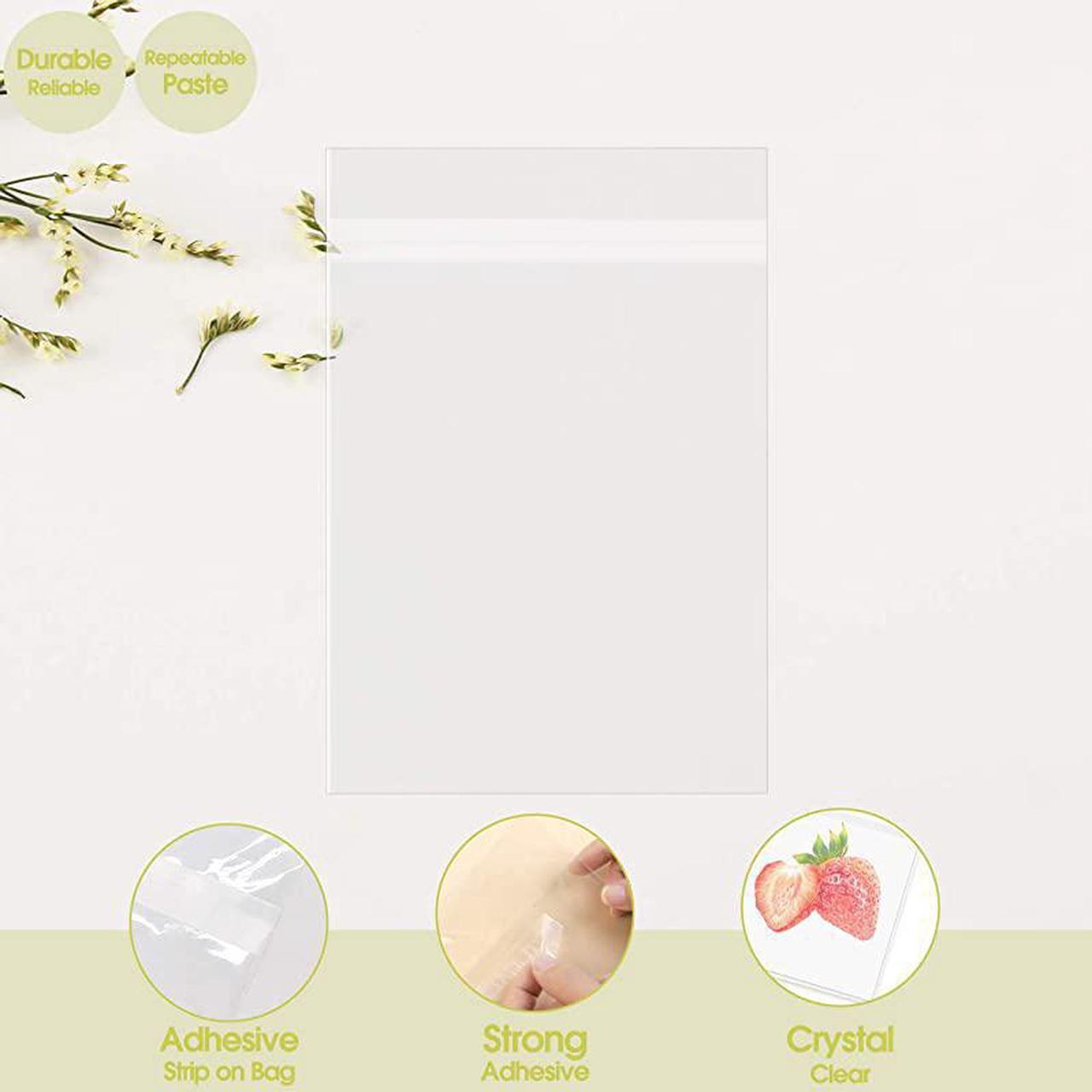 Alt view image 4 of 6 - 100 Pack Clear Bags for Mats, Pictures, Acid-Free, 10-7/16" x 13-1/4"