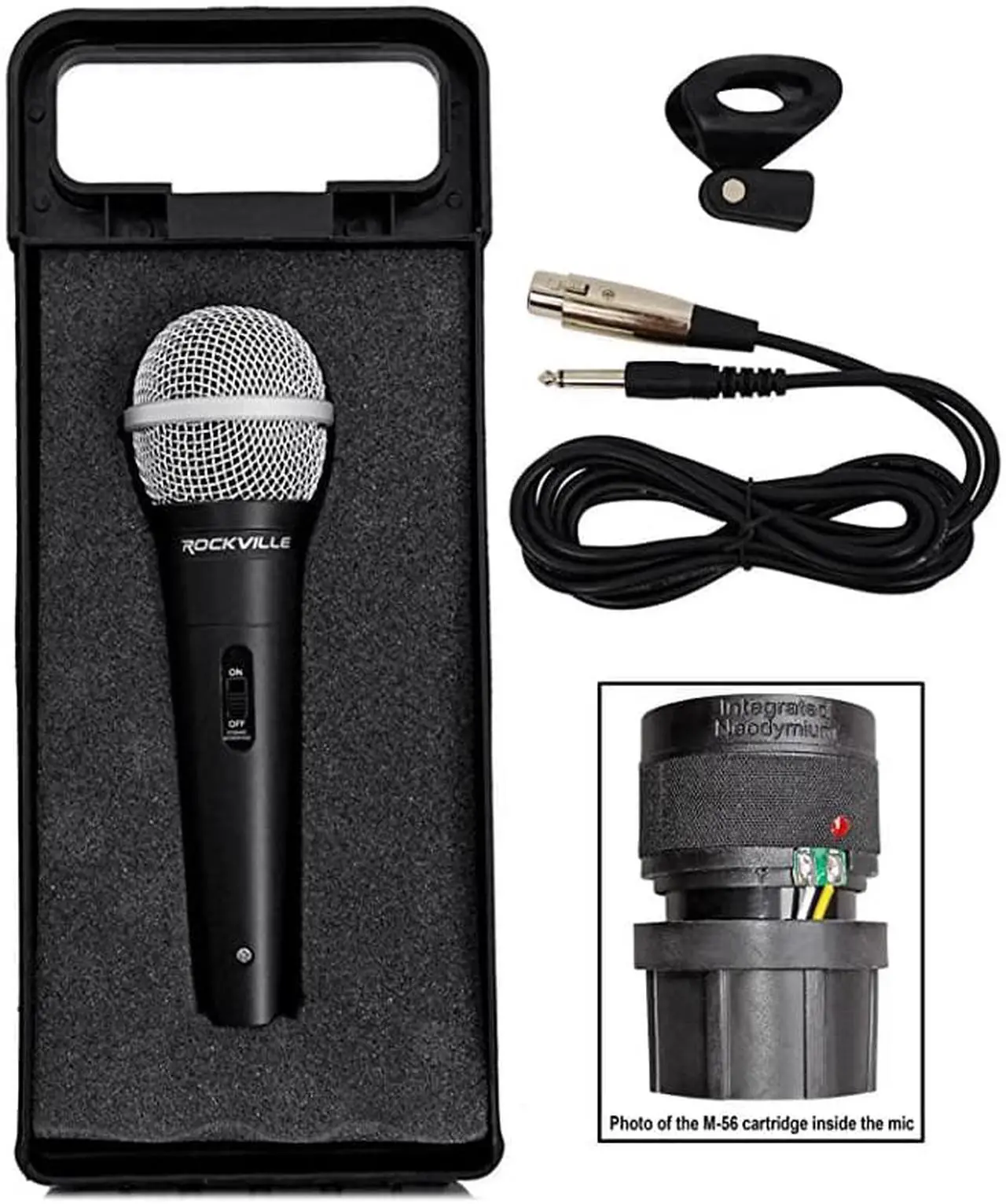 Alt view image 6 of 7 - Pro MIc Kit 1 HighEnd Metal Microphone+Mic Stand+Carry Bag+Cable