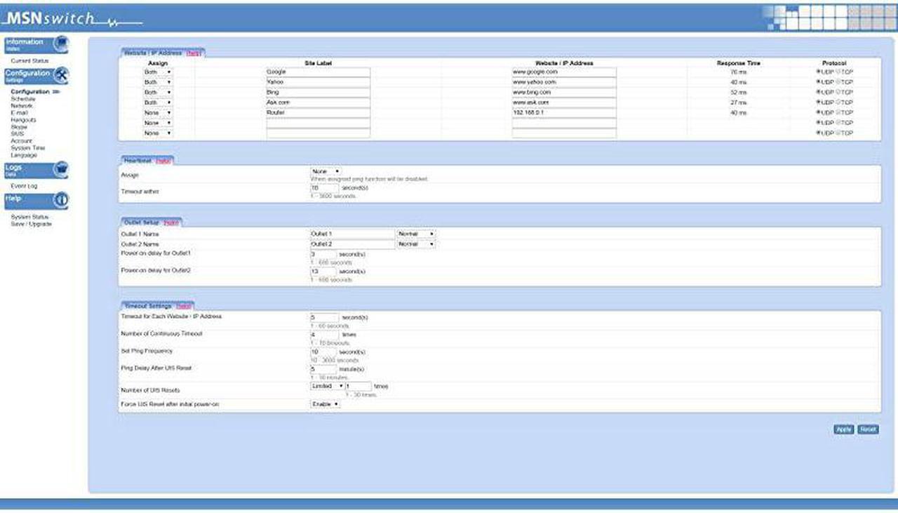 Alt view image 6 of 7 - Internet Enabled IP Remote Power Switch with Reboot Control via Smartphone App Cloud Service Web Browser Skype or Hangouts 2 Independent AC Power Outlets Model 622B