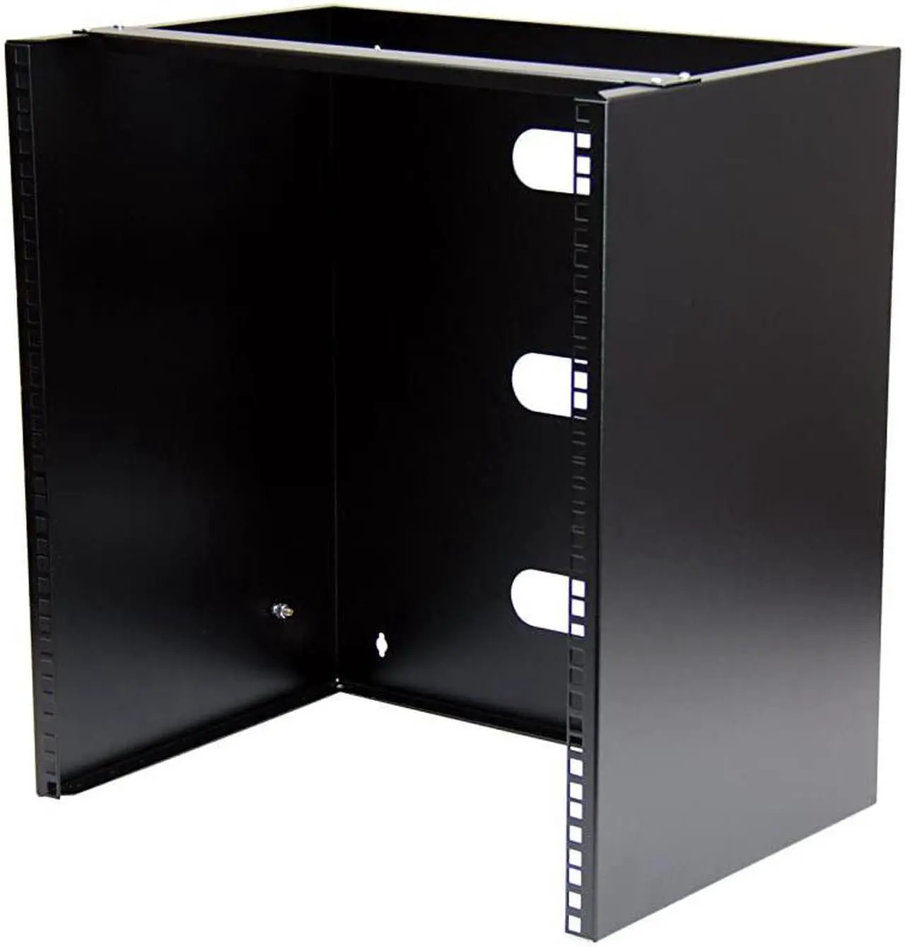Main image of com 12U Wall Mount Patch Panel Bracket - 12 Inch Deep - 19" Patch Panel Rack for Shallow Network Equipment- 125lbs Capacity (WALLMNT12)