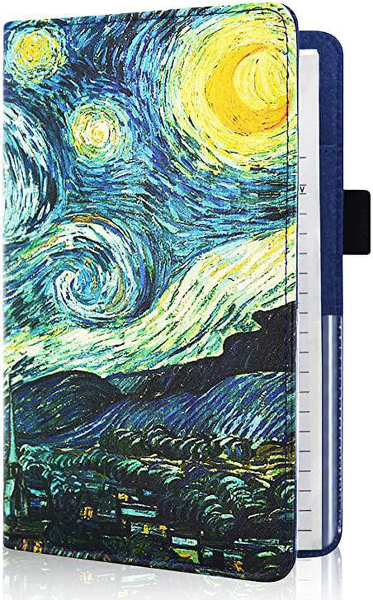 EcoVision Server Book For Waitress, Leather Waiter Organizer With Zipper Pocket, Restaurant Waitstaff Booklet, Guest Check Holder With Money Pocket