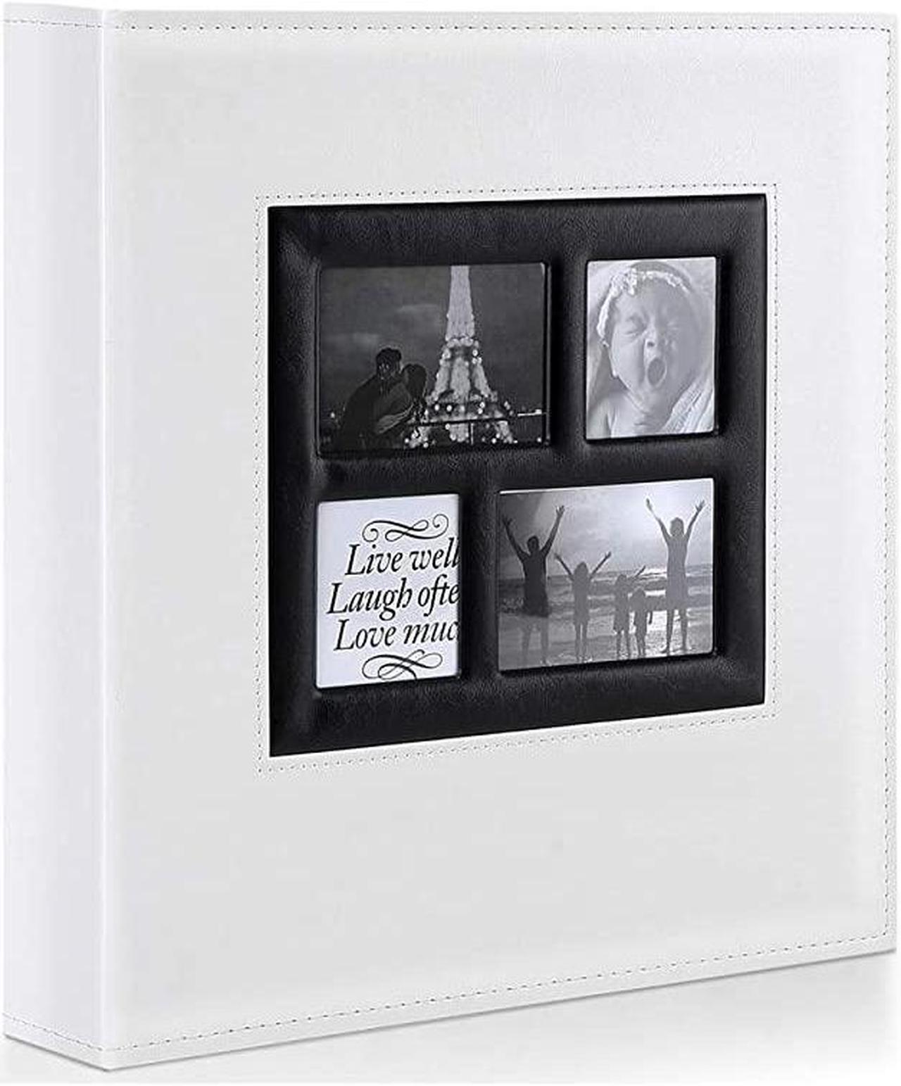 Main image of Photo Album 4x6 1000 Pockets Photos Extra Large Capacity Family Wedding Picture Albums Holds 1000 Horizontal and Vertical Photos White