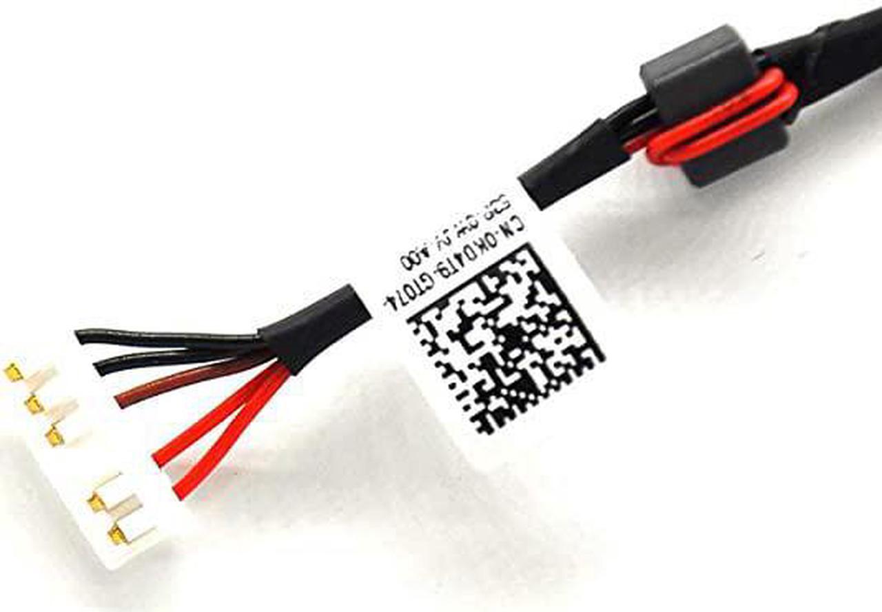 Alt view image 4 of 5 - Replacement 450030060001 Power Jack Port Socket Harness Connector Charging Plug DC in Cable for Dell Inspiron 143451 14i3451 3452 143452 14i3452 Inspiron 153000 3551 3558 3552
