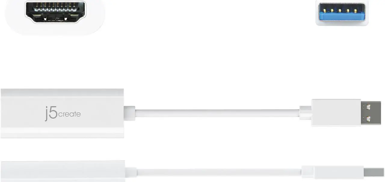 Alt view image 5 of 10 - j5create USB to HDMI Multi-Monitor Adapter