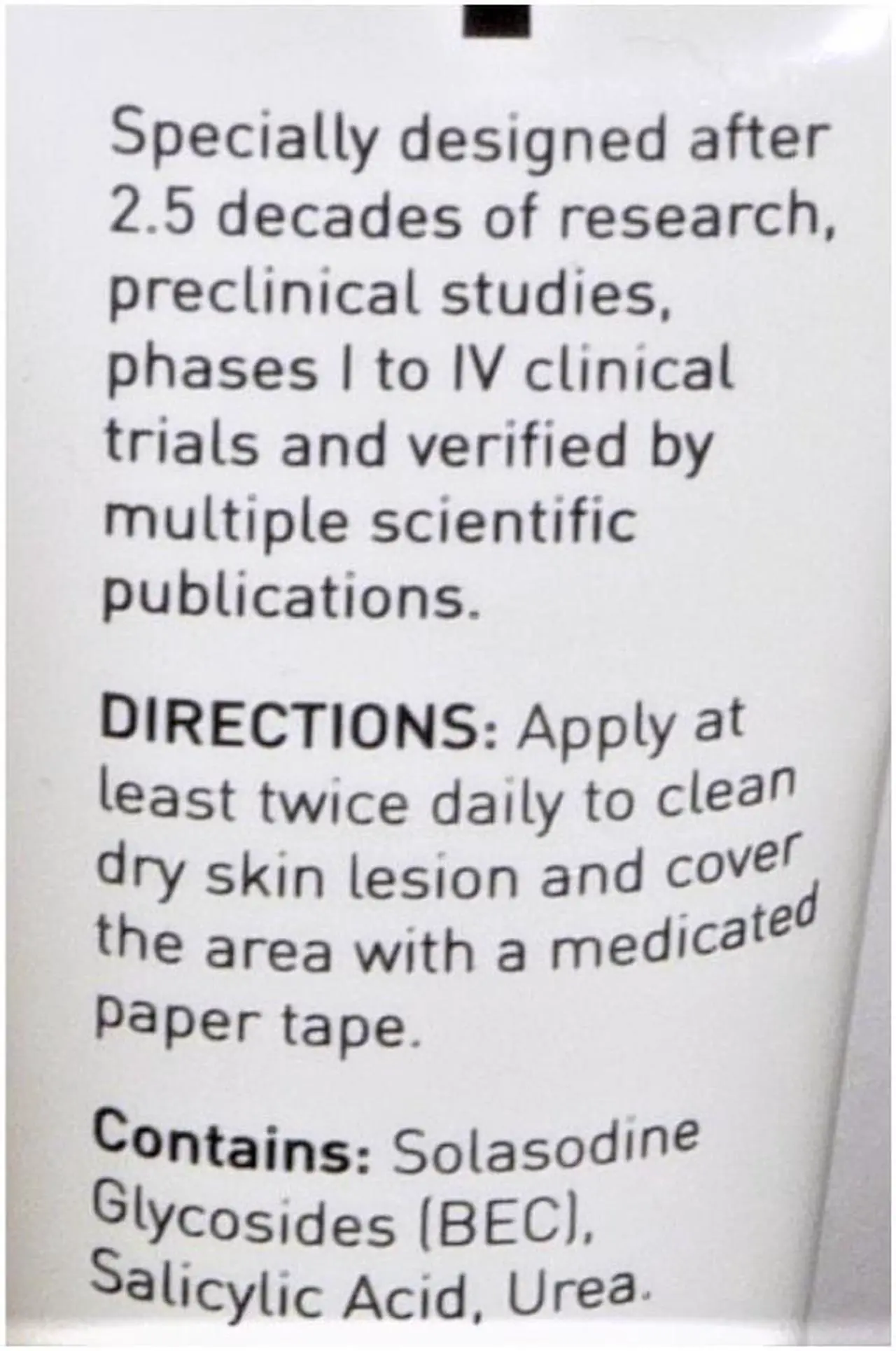 Alt view image 2 of 2 - Curaderm BEC5 Cream with Free Micropore Tape