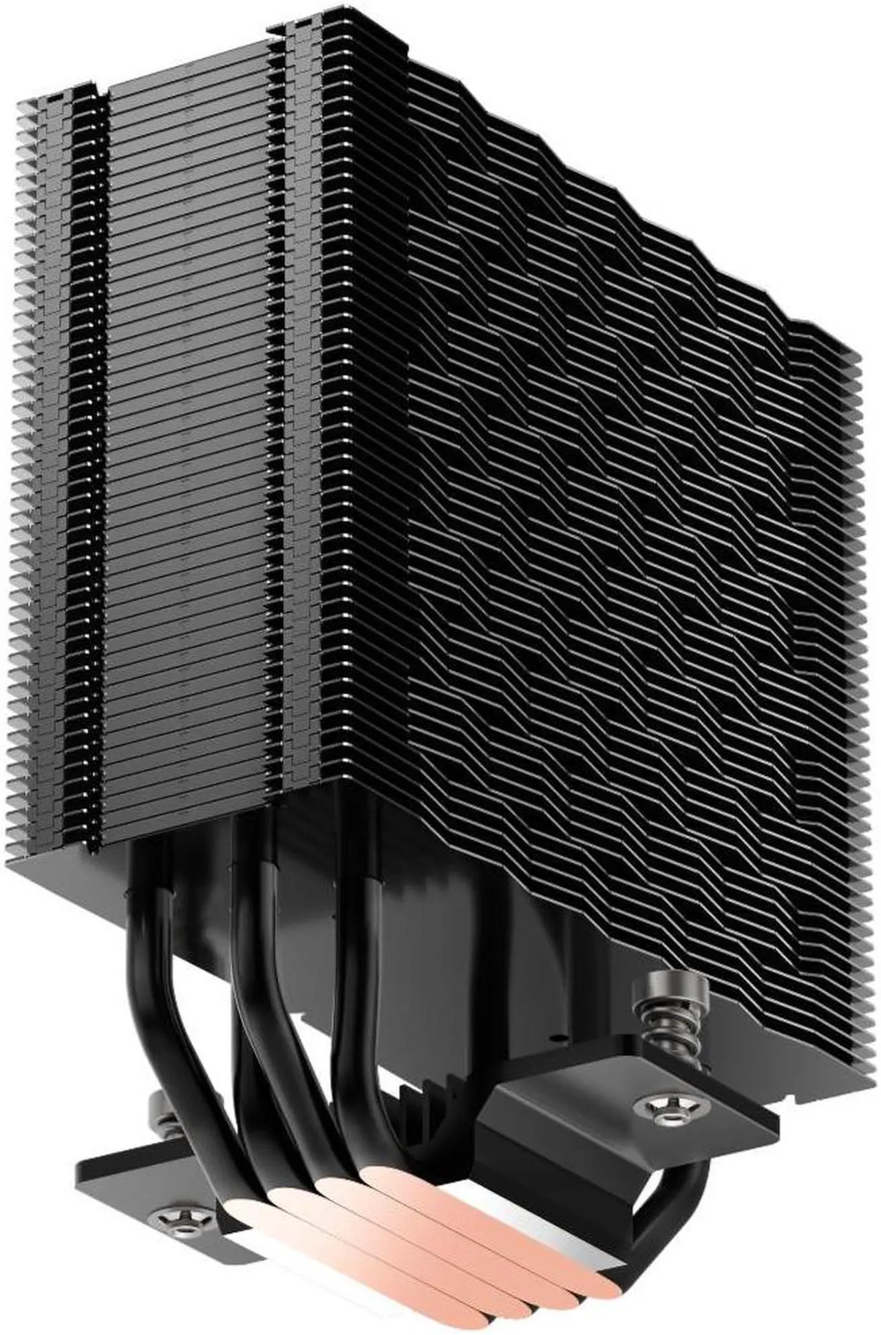 Alt view image 4 of 7 - PCCOOLER CPS RZ400 V2 CPU Air Cooler, 4 Direct Contact Heat Pipes, 240W TDP, Aluminum Top Cover, 155mm Tall, 120mm PWM Slient Fan, for Intel LGA 1851/1700/1200/115X & AMD AM5/AM4, Black