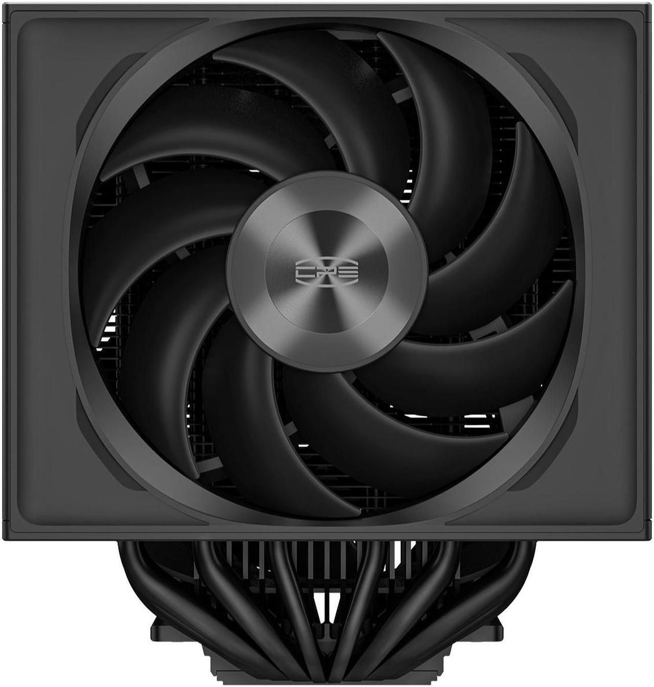 Alt view image 6 of 7 - PCCOOLER CPS RZ820 BK Dual Tower CPU Air Cooler, 8 Heat Pipes, 290W TDP, Magnetic Aluminum Top Cover w/ ARGB, 165mm Tall, 120mm & 140mm PWM Fans, for Intel LGA 18XX/1700/1200/115X & AMD AM5/AM4, Black