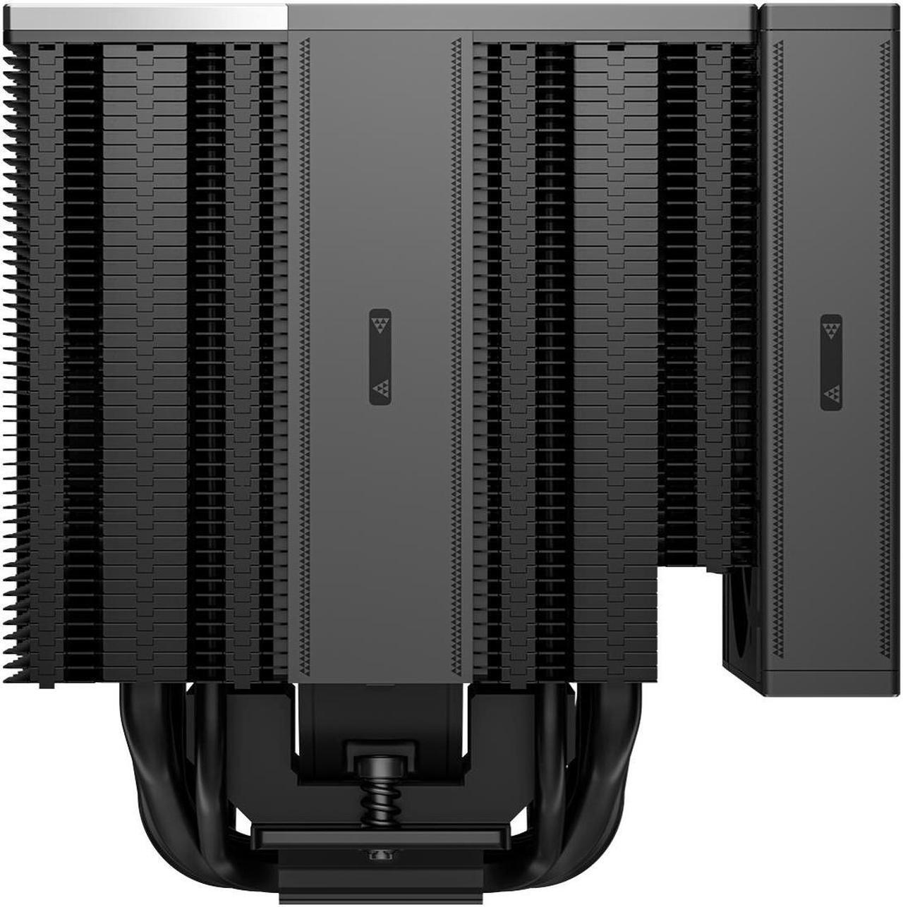 Alt view image 5 of 7 - PCCOOLER CPS RZ820 BK Dual Tower CPU Air Cooler, 8 Heat Pipes, 290W TDP, Magnetic Aluminum Top Cover w/ ARGB, 165mm Tall, 120mm & 140mm PWM Fans, for Intel LGA 18XX/1700/1200/115X & AMD AM5/AM4, Black