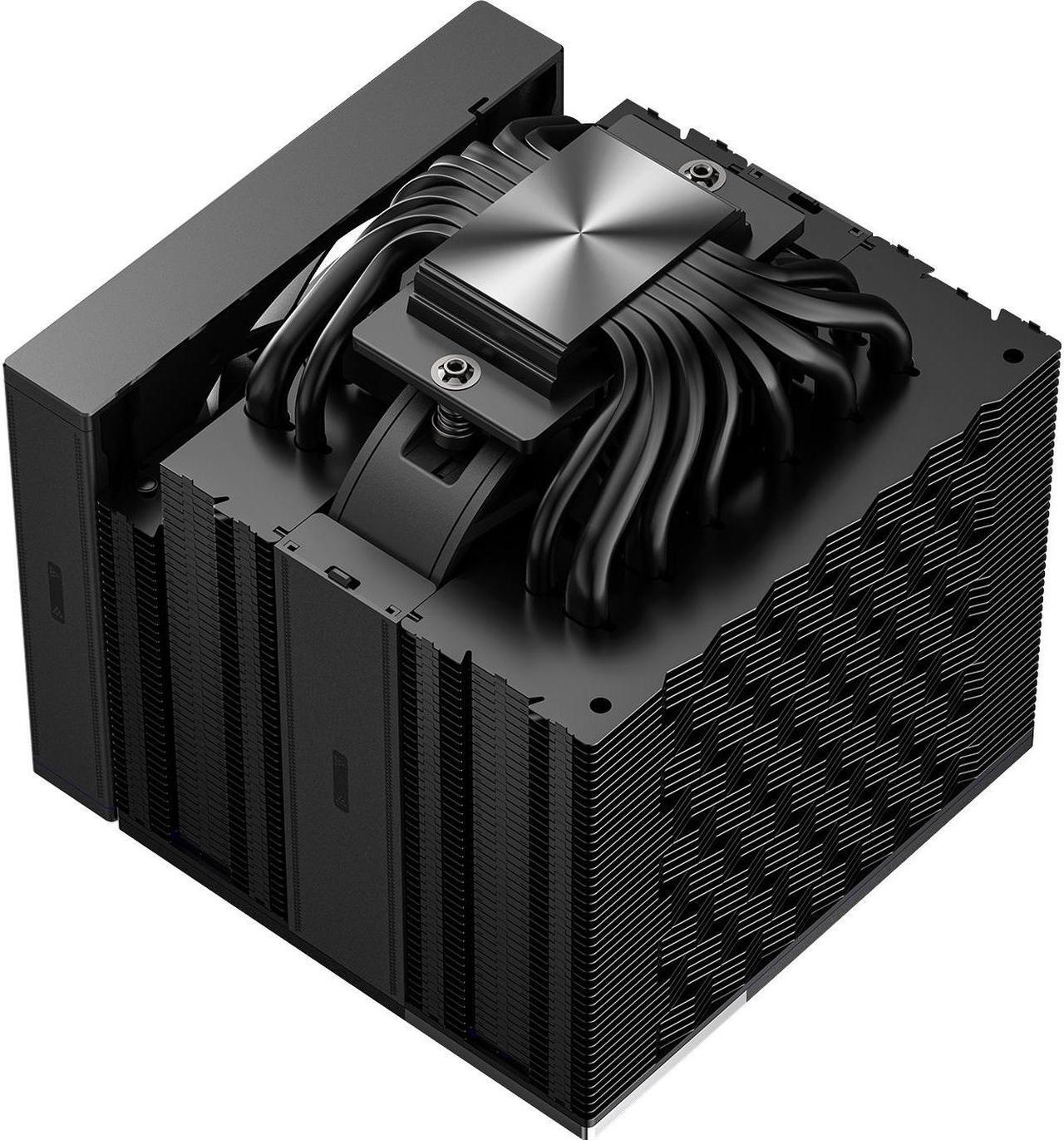 Alt view image 4 of 7 - PCCOOLER CPS RZ820 BK Dual Tower CPU Air Cooler, 8 Heat Pipes, 290W TDP, Magnetic Aluminum Top Cover w/ ARGB, 165mm Tall, 120mm & 140mm PWM Fans, for Intel LGA 18XX/1700/1200/115X & AMD AM5/AM4, Black