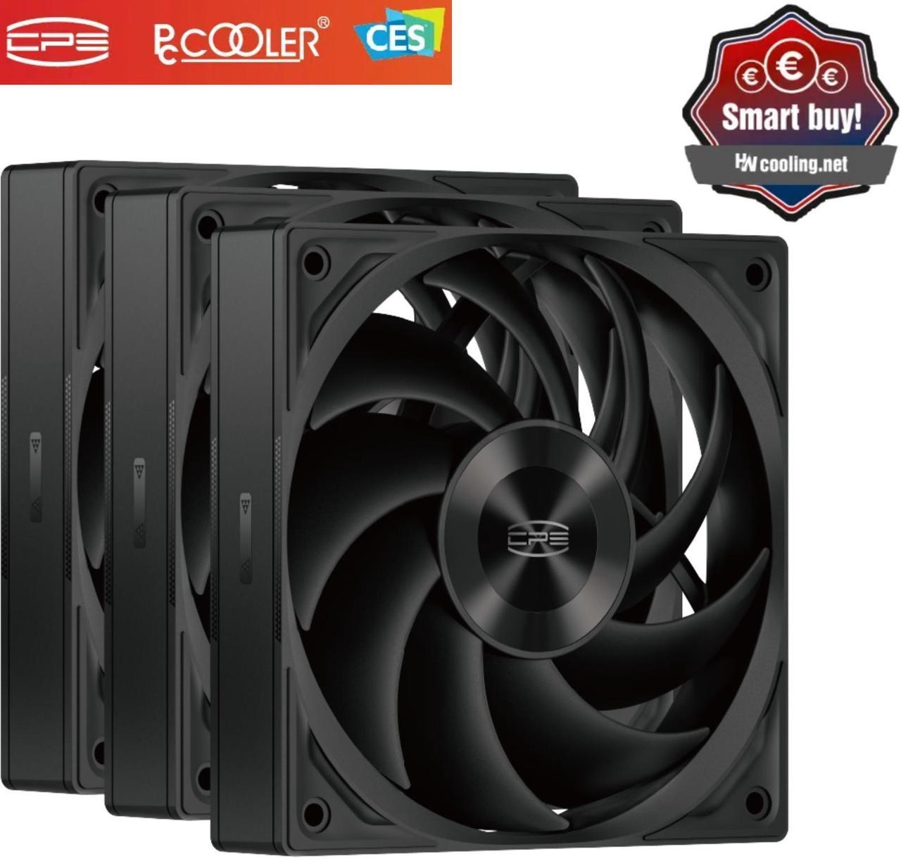 PCCOOLER CPS F5 R120 BK Case Fans