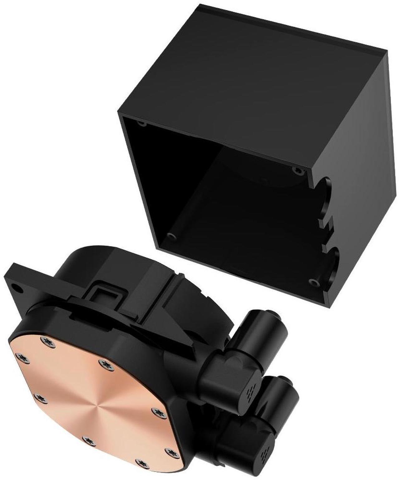 Alt view image 4 of 7 - PCCOOLER CPS DC360 Pro ARGB Display AIO CPU Liquid Cooler, 360mm Radiator, 310W TDP, Customizable 2.4" IPS LCD Display, Ceramic Bearing, for Intel LGA 1851/1700/1200/115X & AMD AM5/AM4, Black