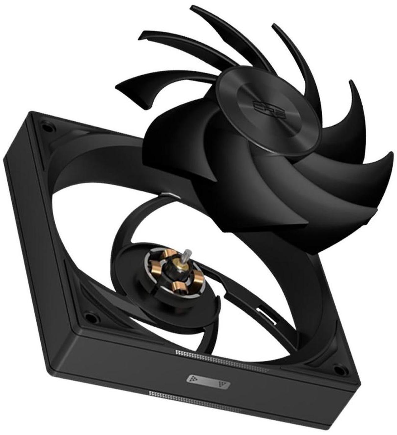 Alt view image 5 of 7 - PCCOOLER CPS F5 R120 BK 3IN1 High-Performance 120mm Case Fans, 4-Pin PWM Silent PC Fans w/ 3 Modes up to 2200RPM, Daisy Chain Computer Fans with FDB, Vibration-Damping Mounting Pads, Black - 3in1 Pack