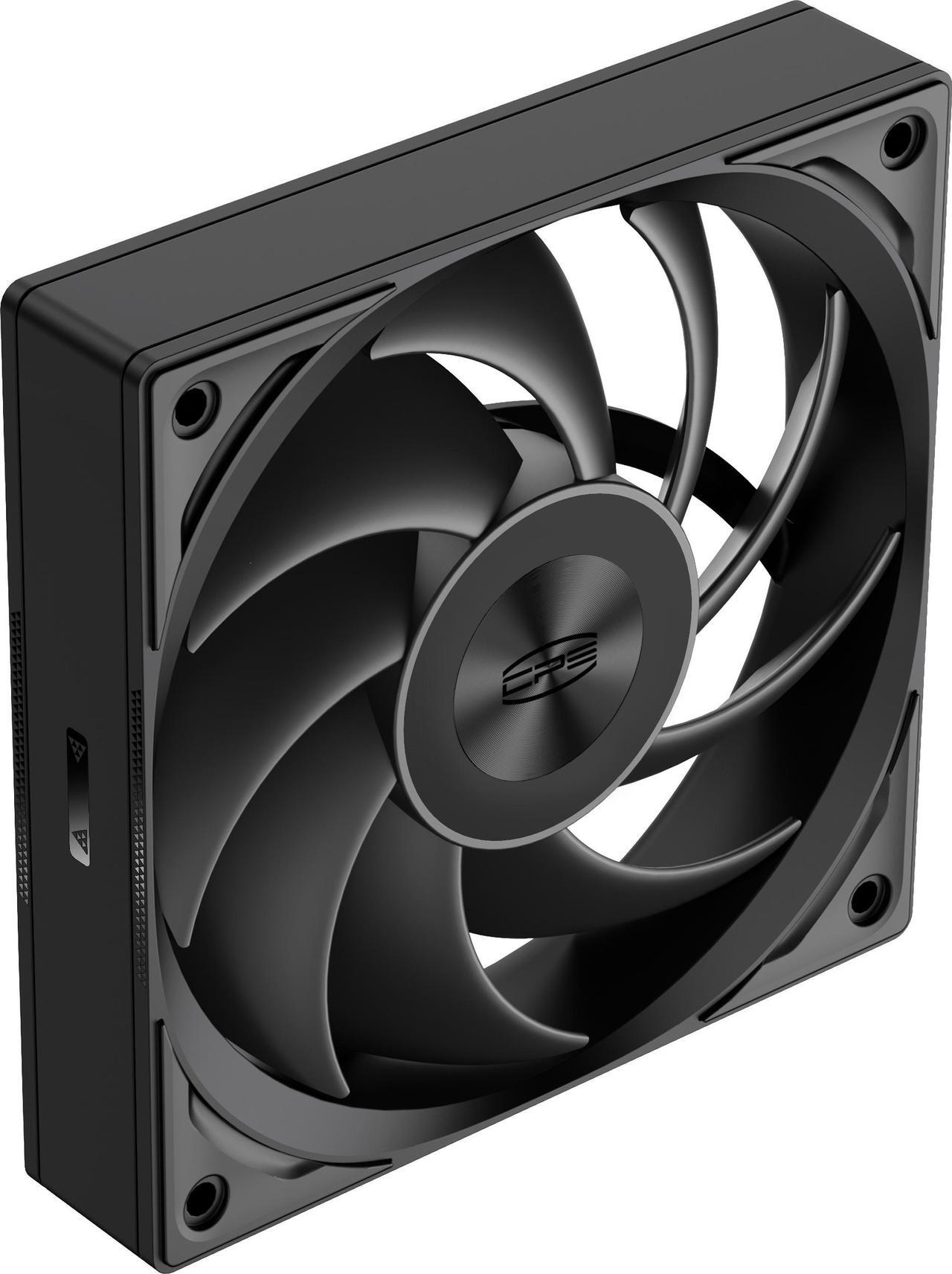 Alt view image 8 of 8 - PCCOOLER CPS RZ620 BK Dual Tower CPU Air Cooler, 6 Heat Pipes, 265W TDP, Aluminum Top Cover, 157.5mm Tall, 120mm PWM Silent Fans w/ 3 Modes, for Intel LGA 18XX/1700/1200/115X & AMD AM5/AM4, Black