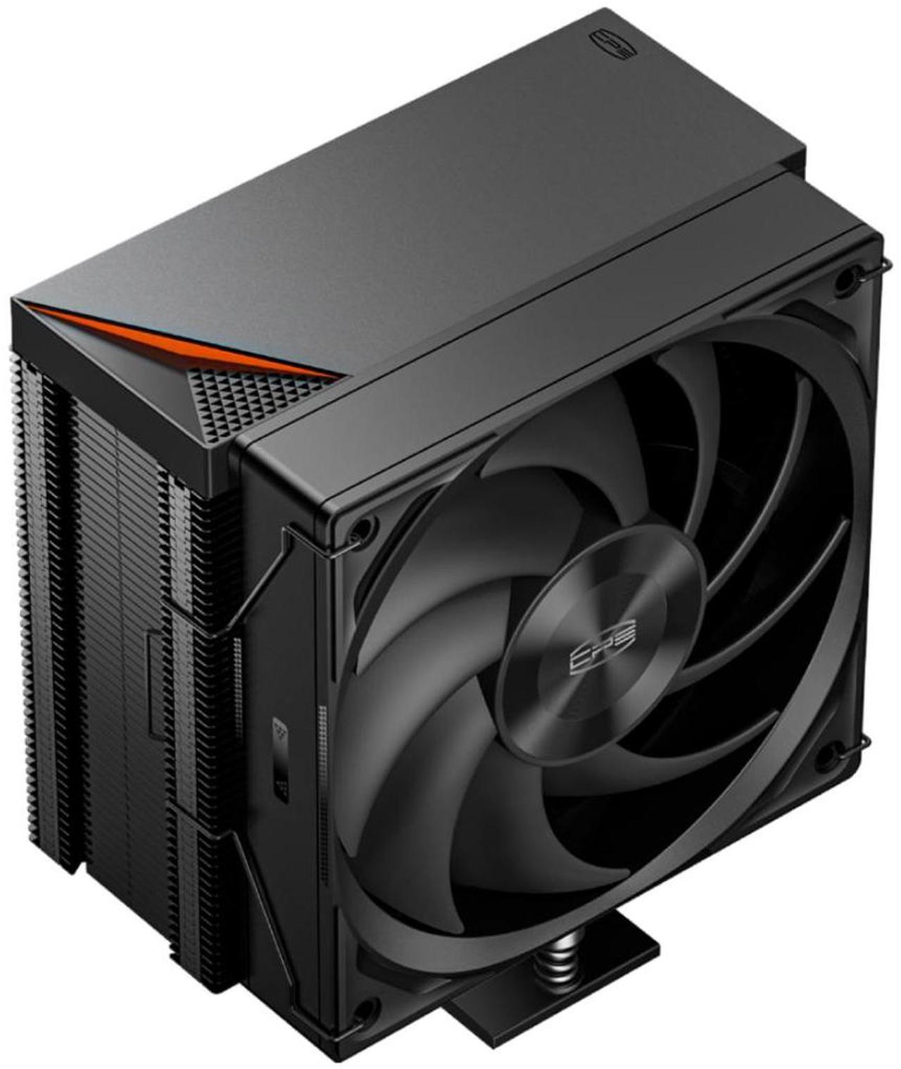 Alt view image 2 of 7 - PCCOOLER CPS RZ500 BK CPU Air Cooler, 5 Direct Contact Heat Pipes, Fully Covering CPU Hotspot, 255W TDP, 155mm (H), 120mm PWM Fan, for AMD AM5/AM4 & Intel 18XX/1700/1200/115X, Black